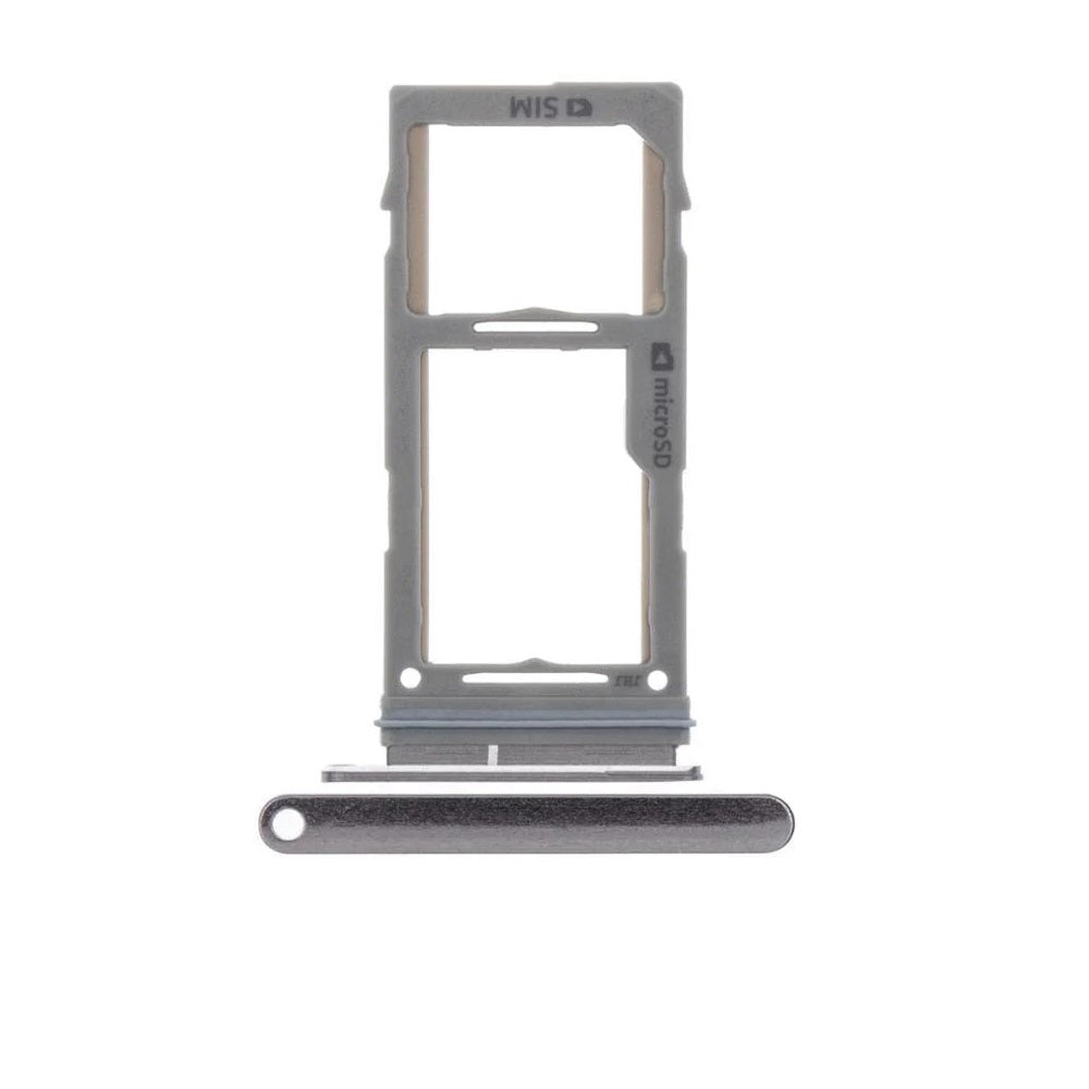 For Samsung Galaxy S10 / S10 Plus Replacement Dual Sim Card Tray (Silver) E-Tech61