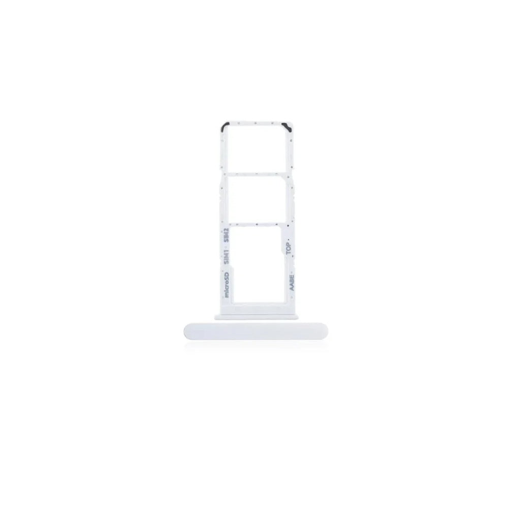 For Samsung Galaxy A12 A125F Replacement Dual Sim Card Tray (White) E-Tech61