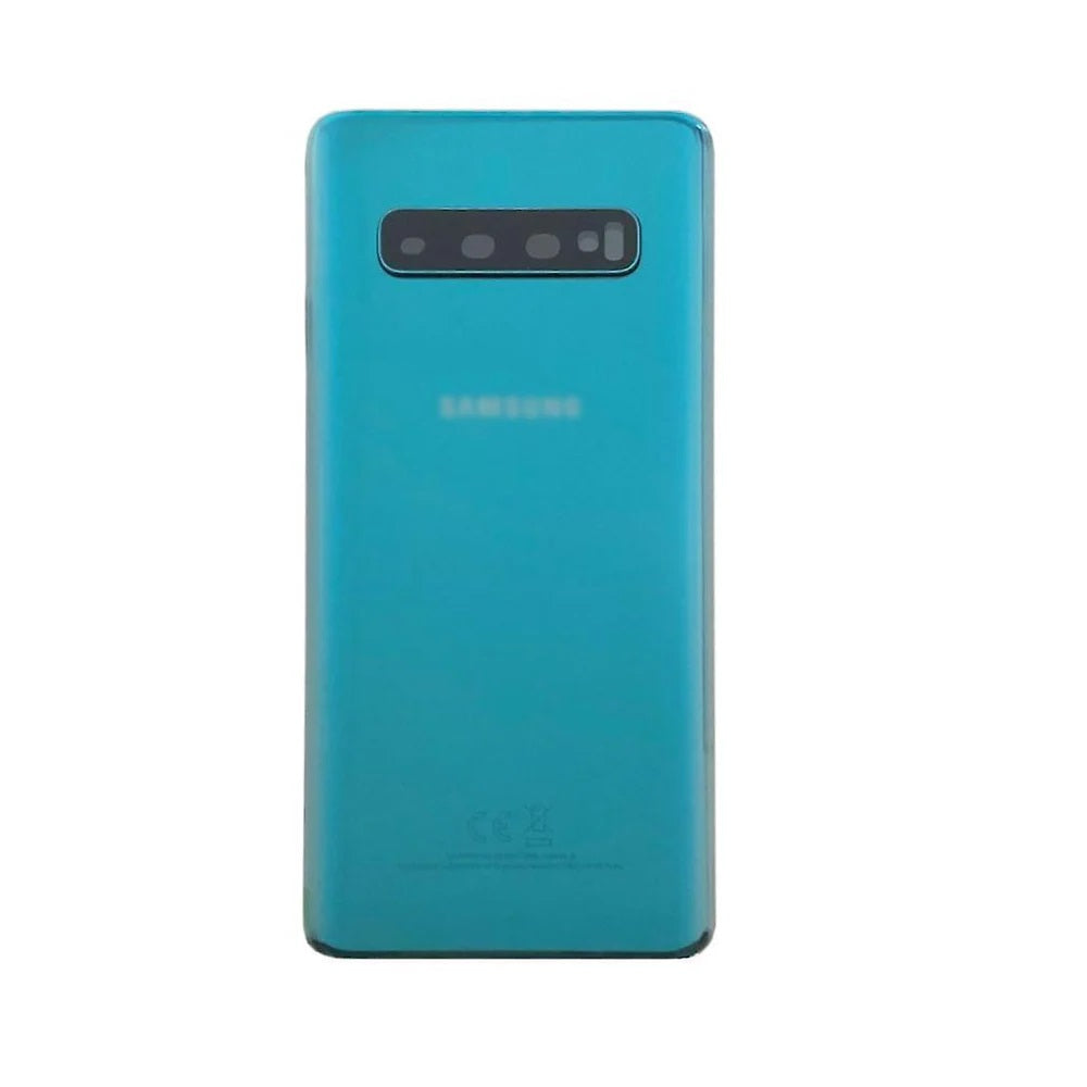 For Samsung Galaxy S10 Plus Replacement Rear Battery Cover with Adhesive (Prism Green) E-Tech61