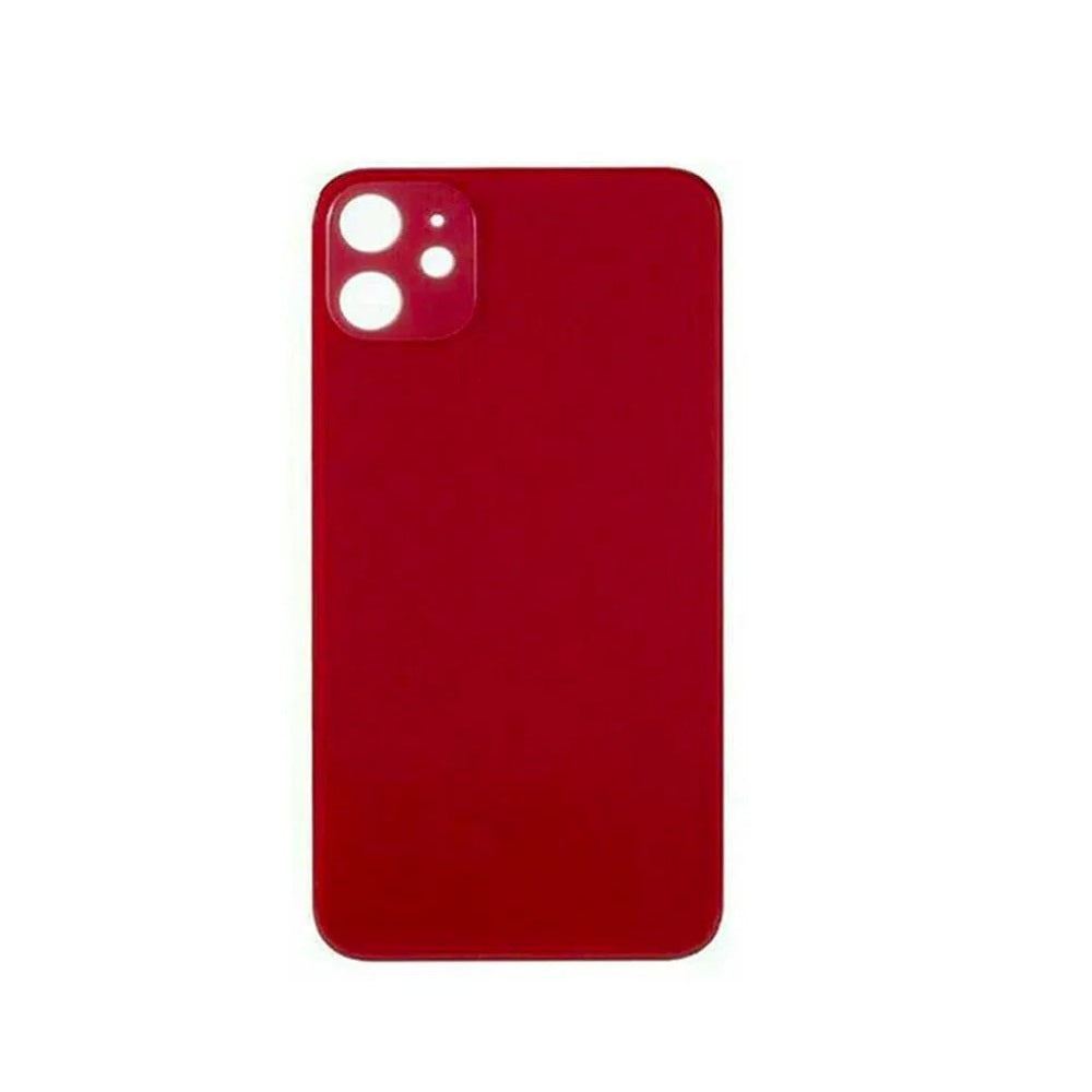 For Apple iPhone 11 Replacement Back Glass (Red) E-Tech61