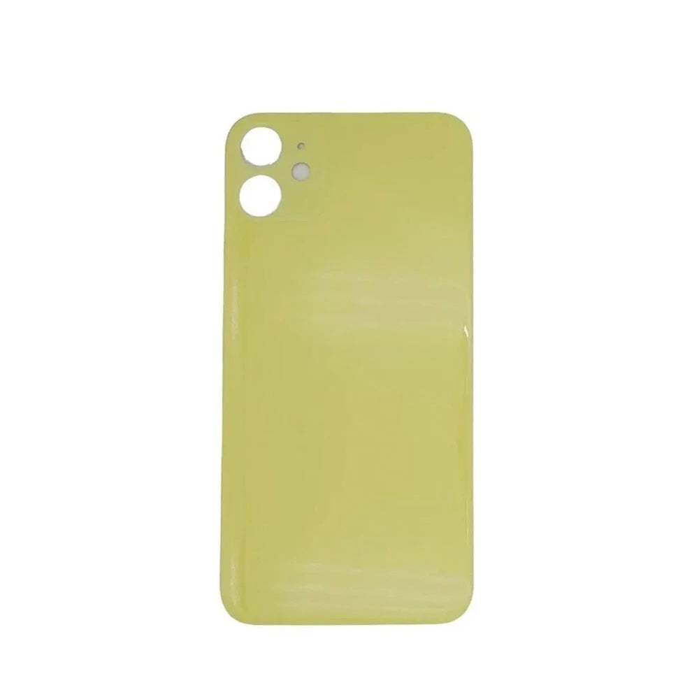 For Apple iPhone 11 Replacement Back Glass (Yellow) E-Tech61.