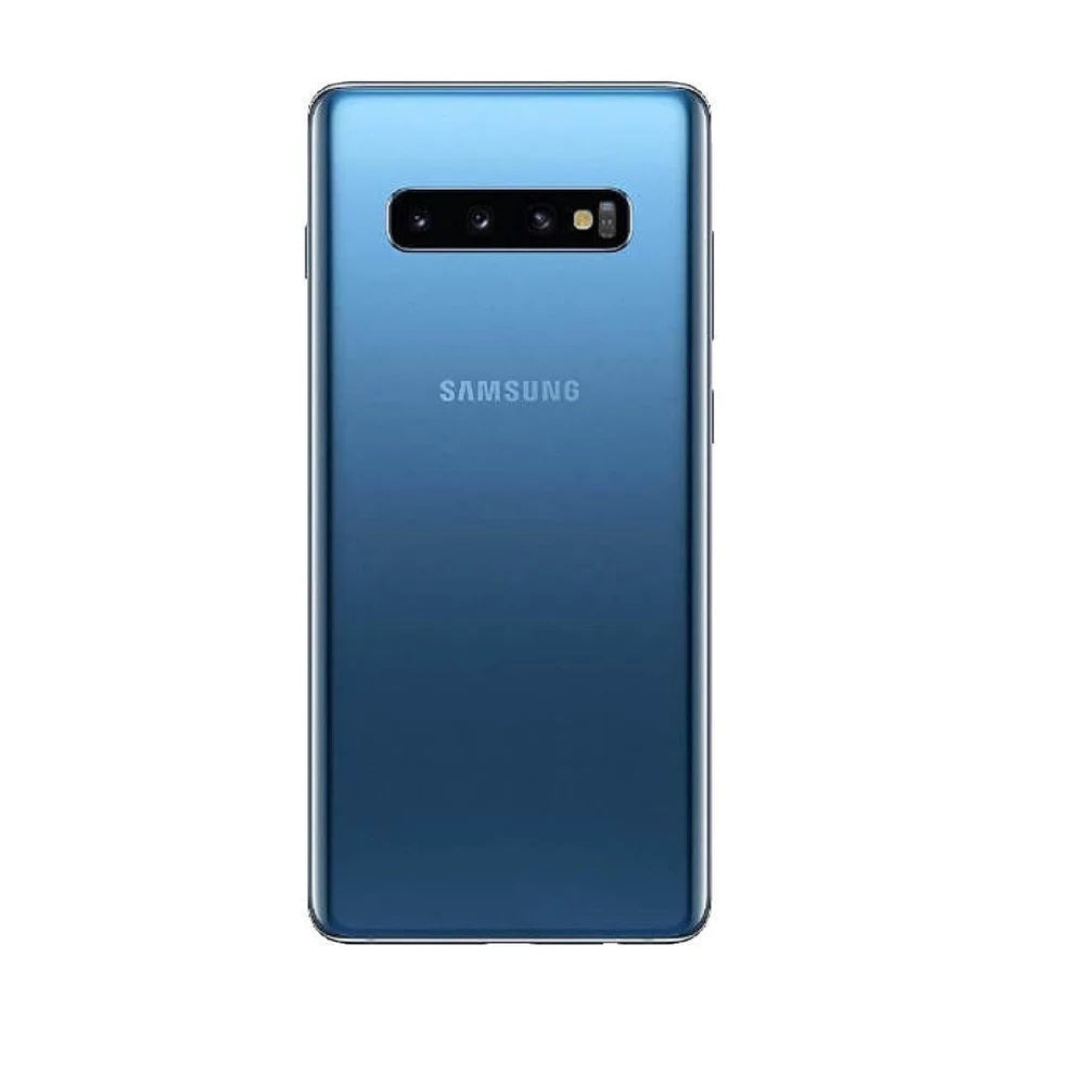 For Samsung Galaxy S10 Plus Replacement Rear Battery Cover with Adhesive (Prism Blue) E-Tech61