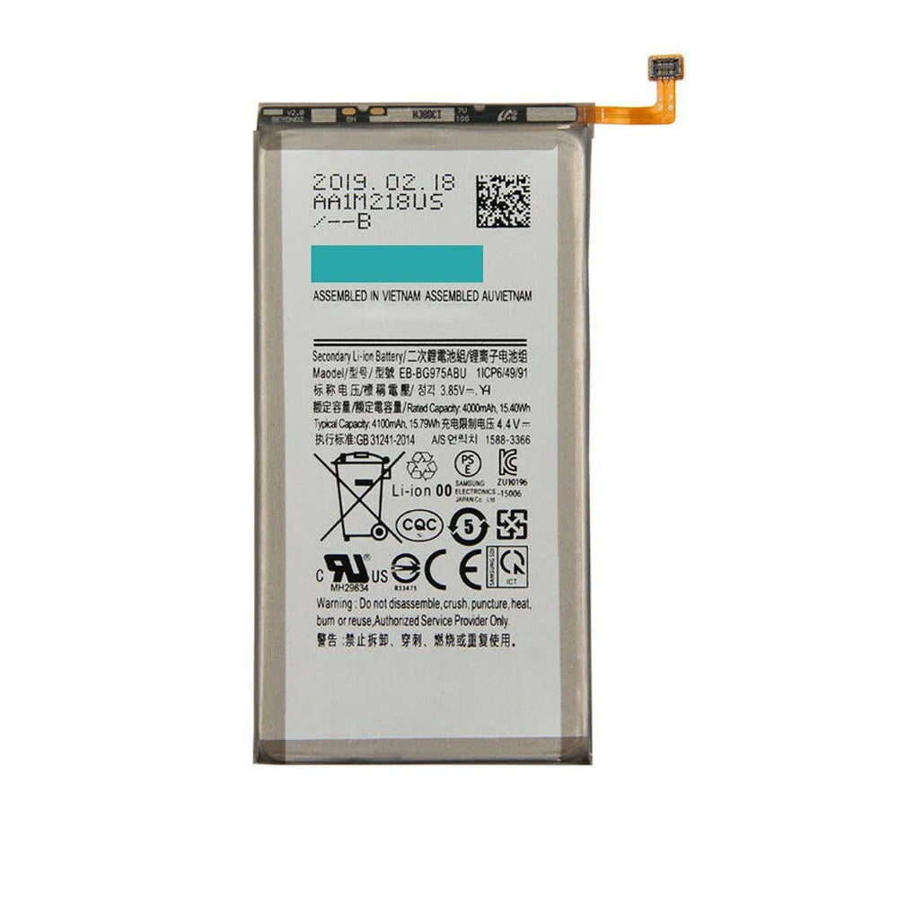 For Samsung Galaxy S10 Plus G975F Replacement Battery 4100mAh E-Tech61
