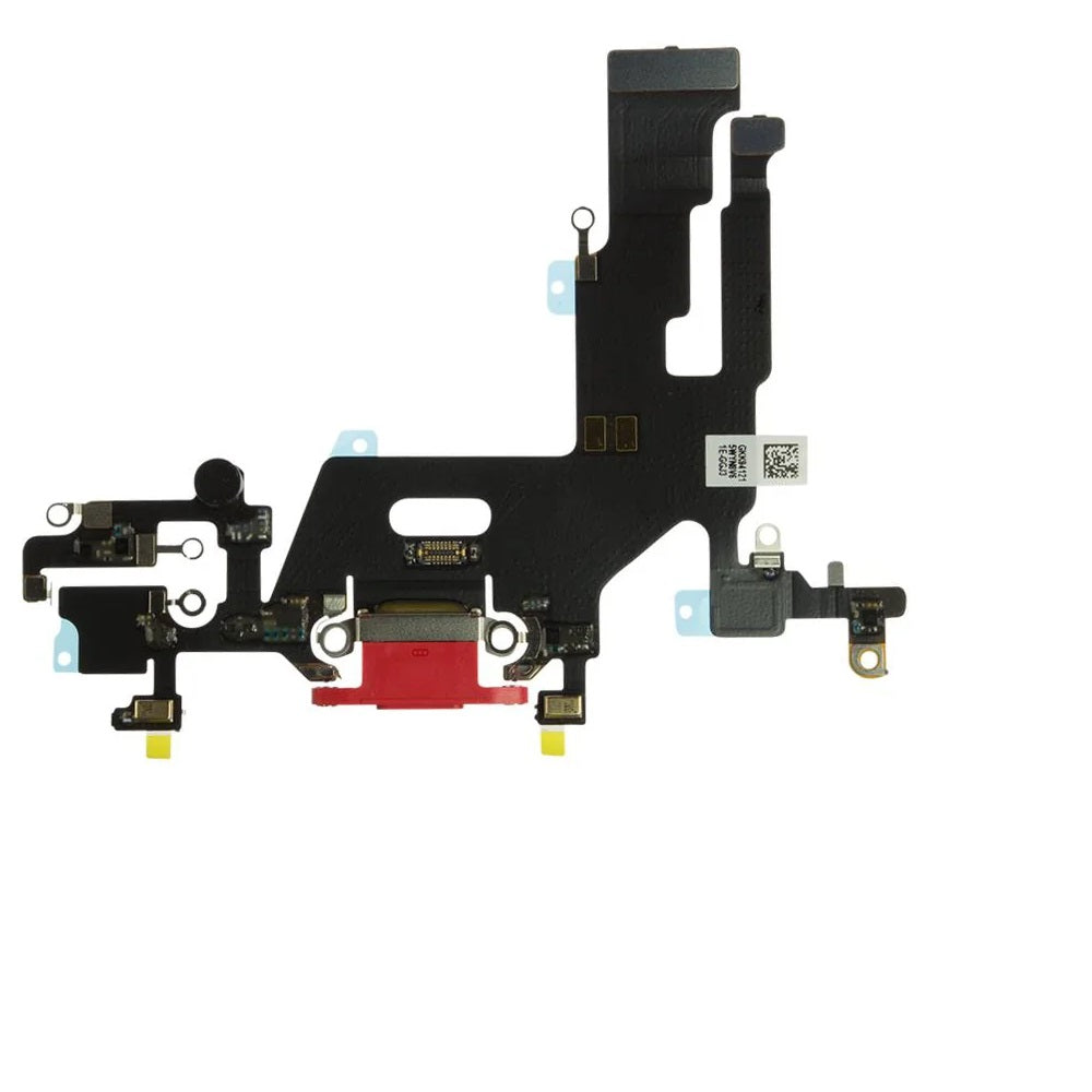 For Apple iPhone 11 Replacement Charging Port Flex With Main Microphone (Red) E-Tech61
