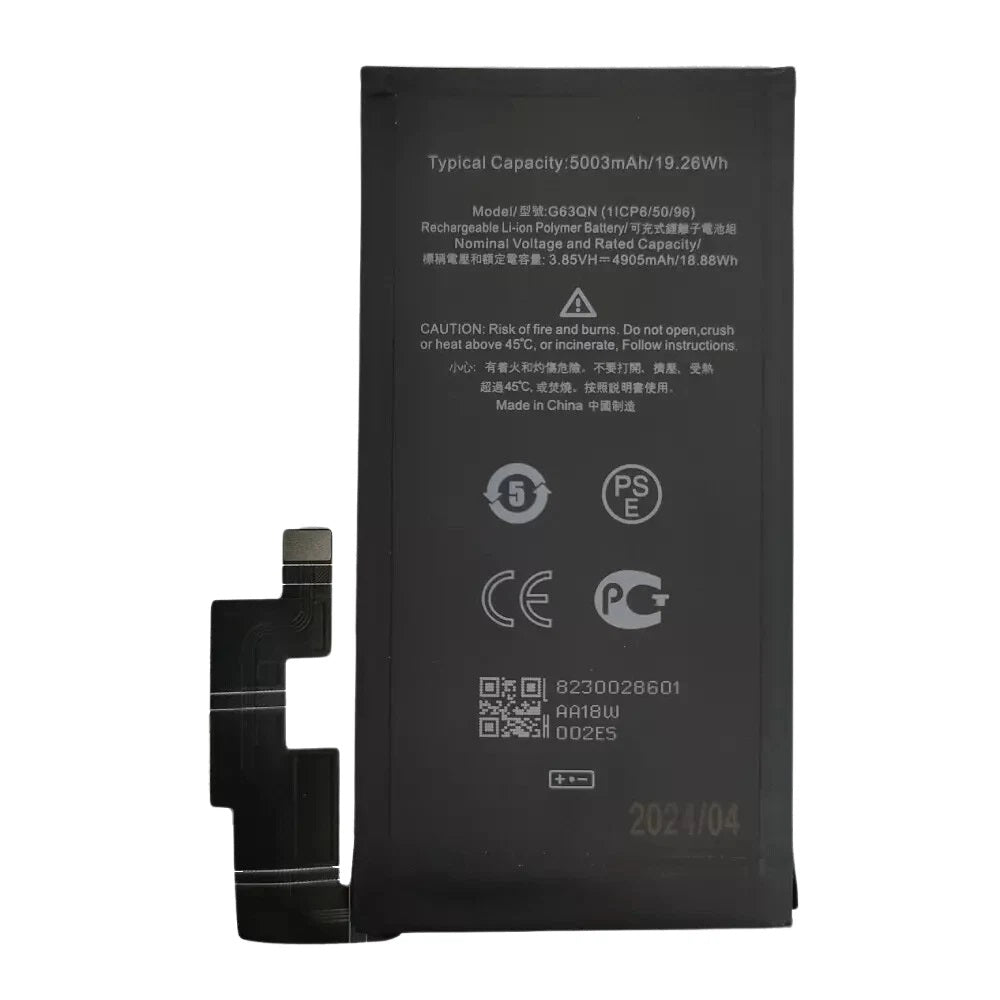 For Google Pixel 6 Pro Replacement Battery 5003 MAH Premium Quality