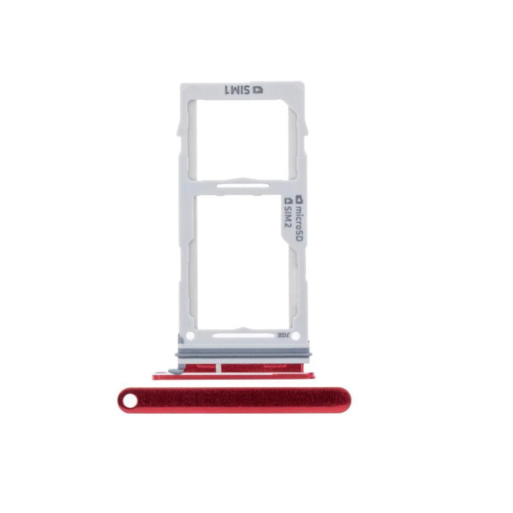 For Samsung Galaxy S10e G970 Replacement Dual Sim Card Tray (Red) E-Tech61