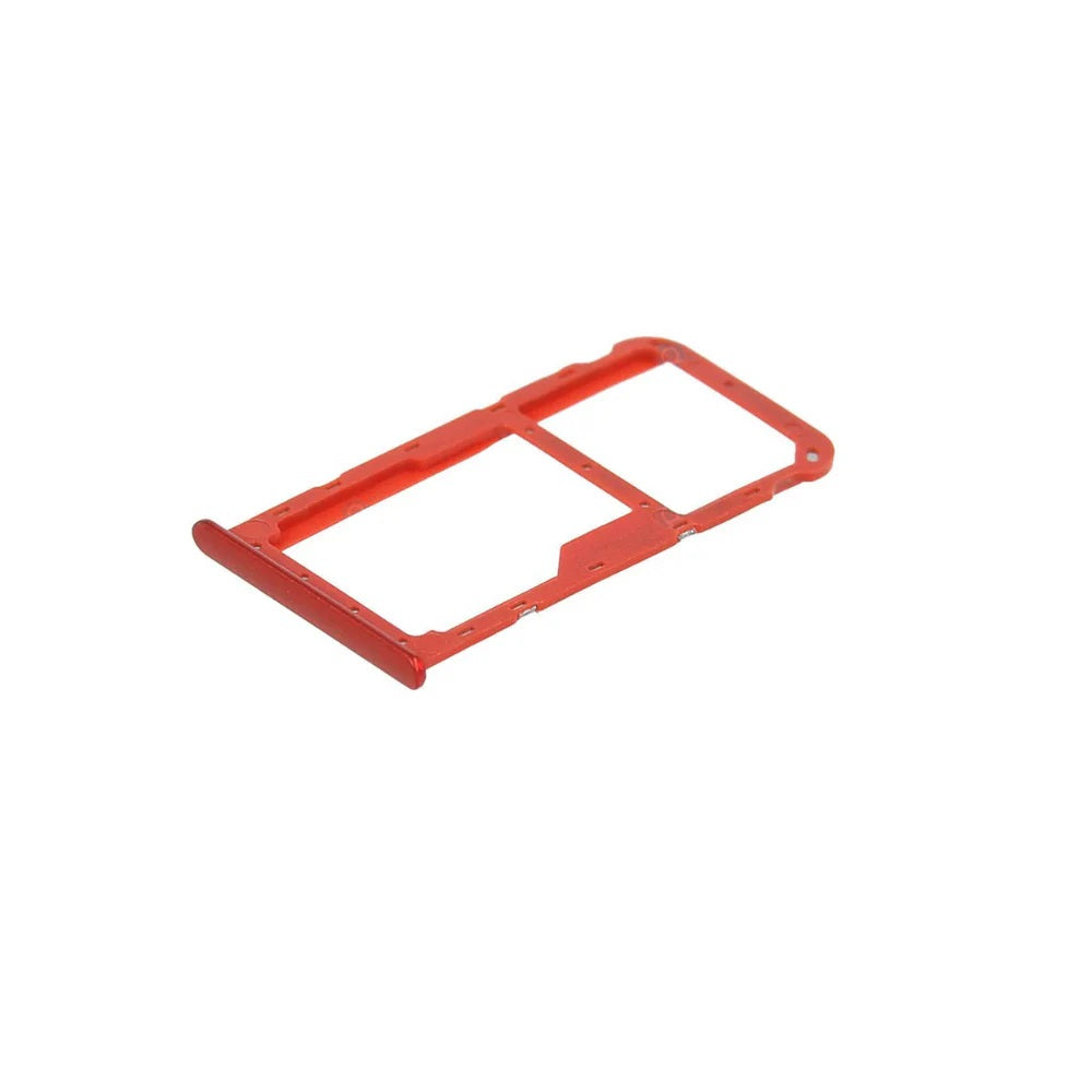 For Honor 7X Replacement SIM & SD Card Tray (Red) E-Tech61