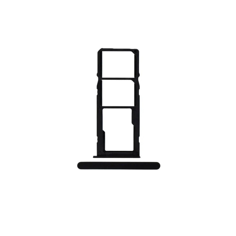 For Samsung Galaxy A21 A215 Replacement Dual Sim Card Tray (Black) E-Tech61