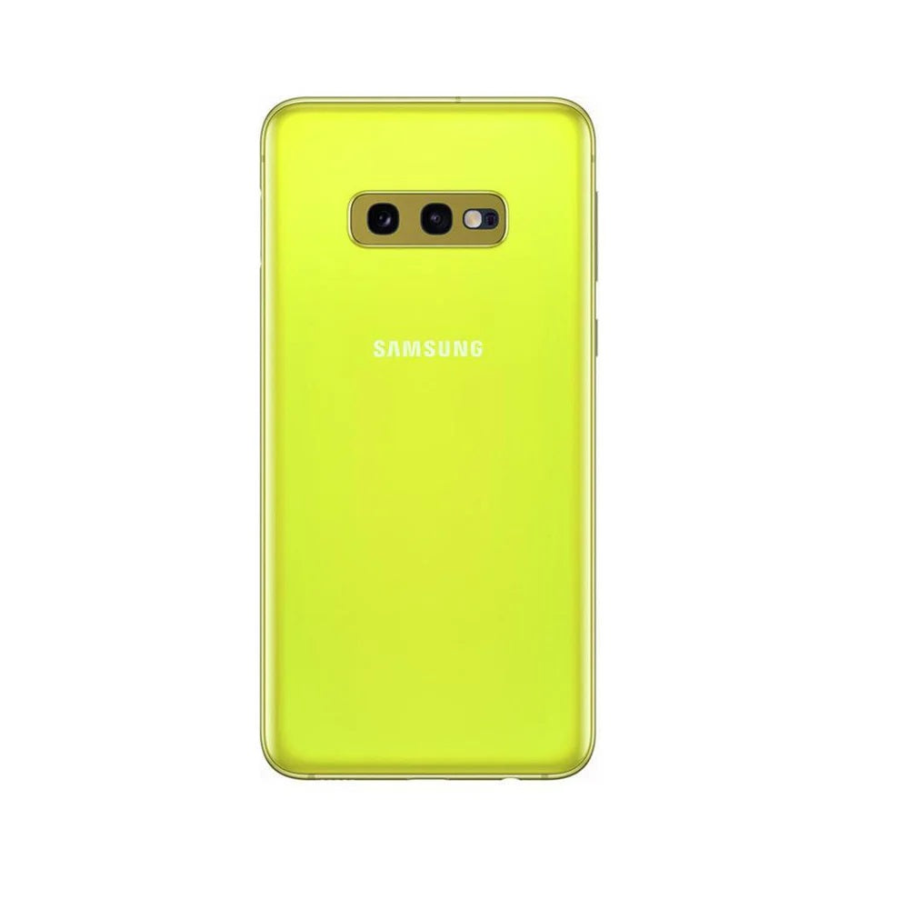 For Samsung Galaxy S10e Replacement Rear Battery Cover with Adhesive (Canary Yellow) E-Tech61