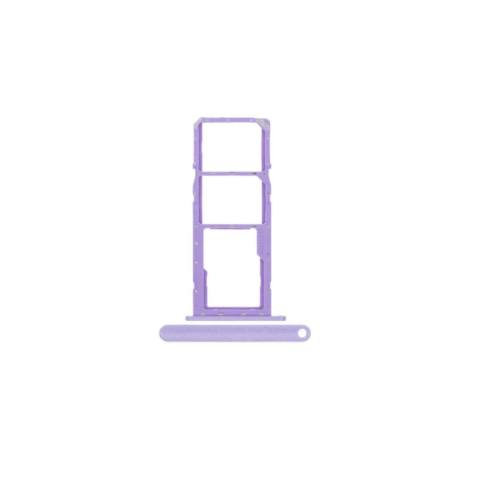 For Samsung Galaxy A01 A015F Replacement Dual Sim Card Tray (Purple) E-Tech61