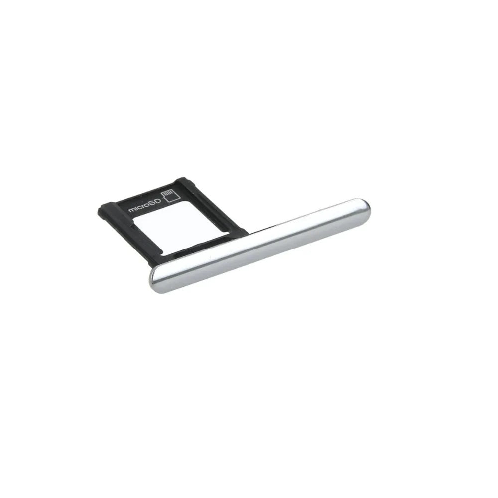 For Sony Xperia XZ Premium Replacement Memory Card Holder (Chrome) E-Tech61