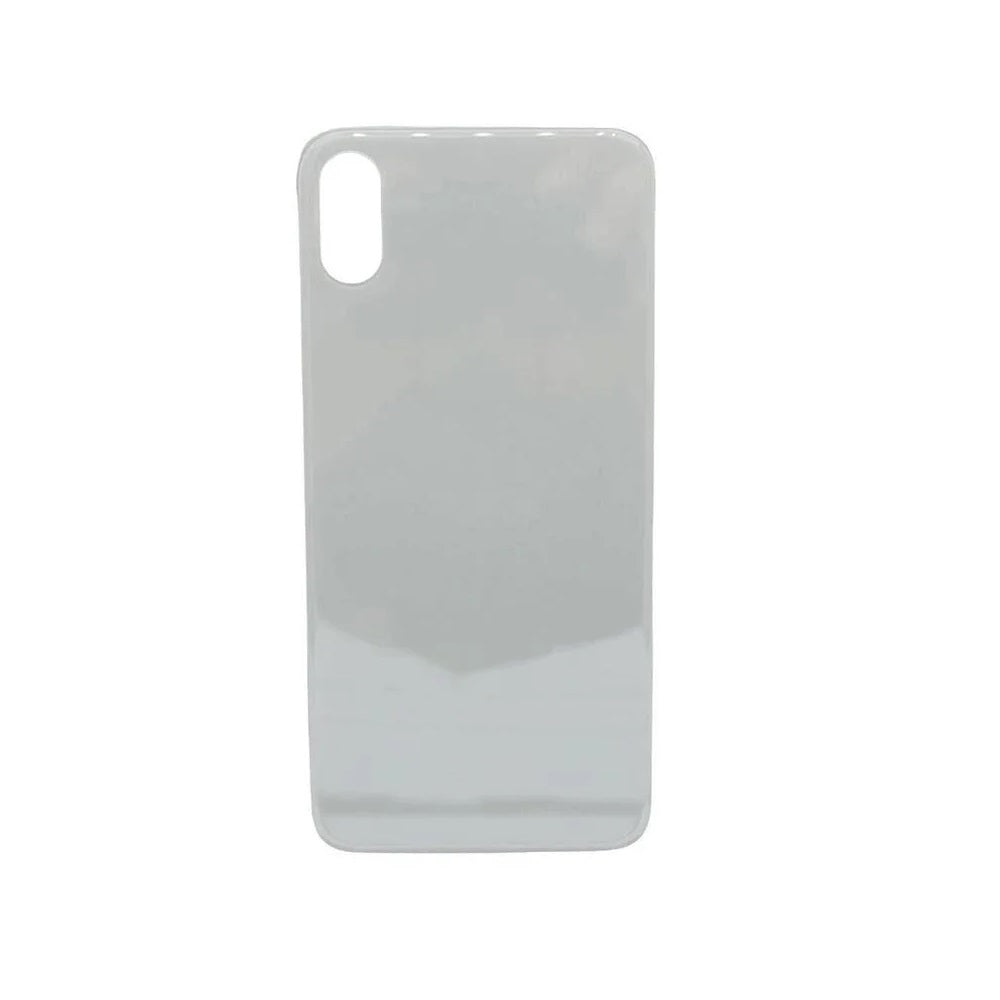 For Apple iPhone X Replacement Back Glass (White) E-Tech61
