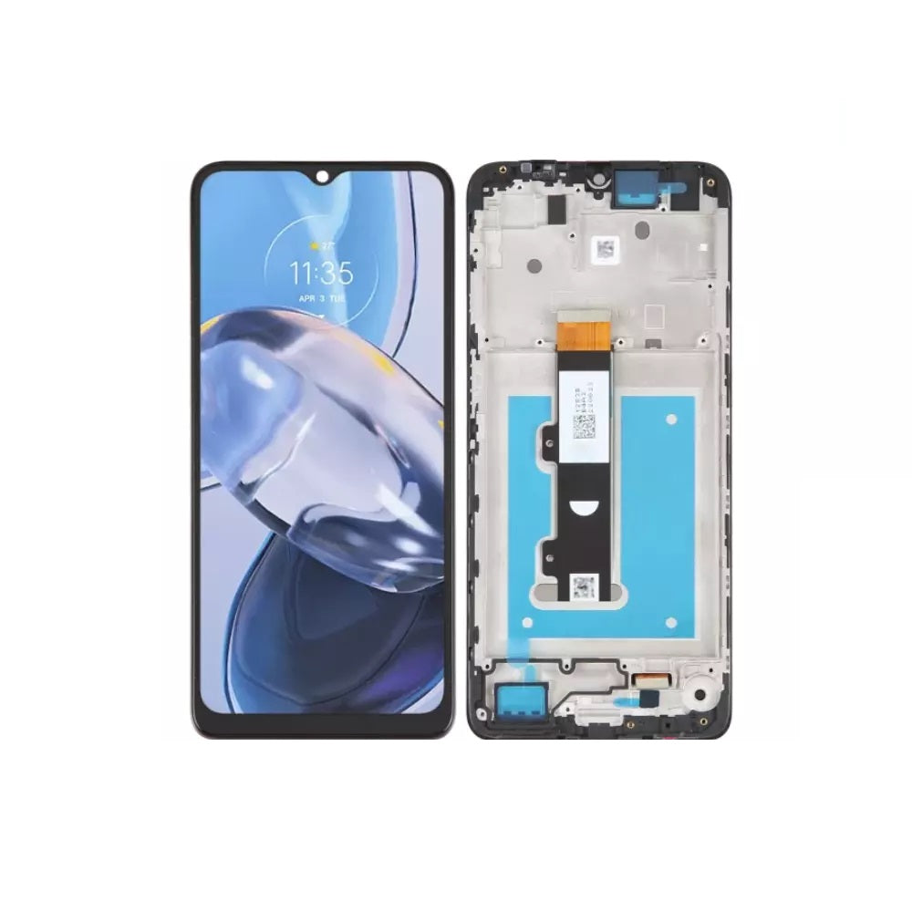 Motorola Moto E22/E22i Replacement LCD Display Screen Touch Digitizer +Frame