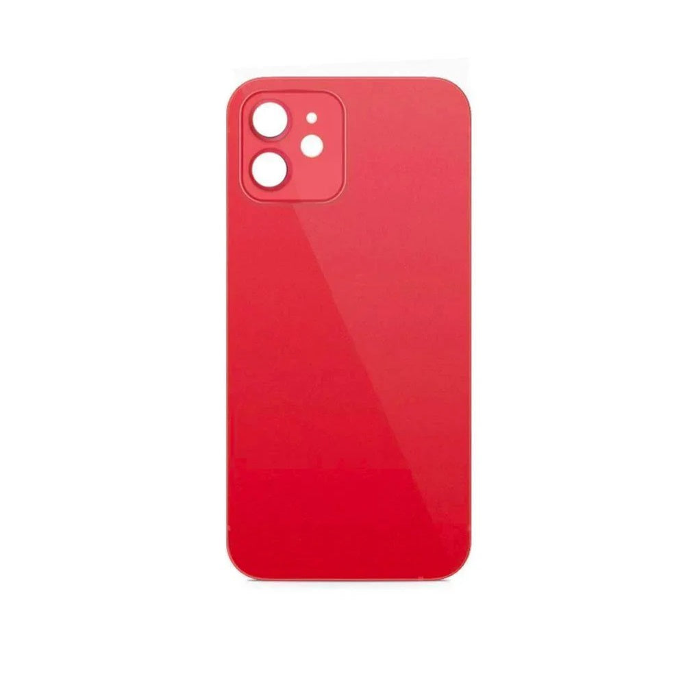 For Apple iPhone 12 Replacement Back Glass (Red) E-Tech61