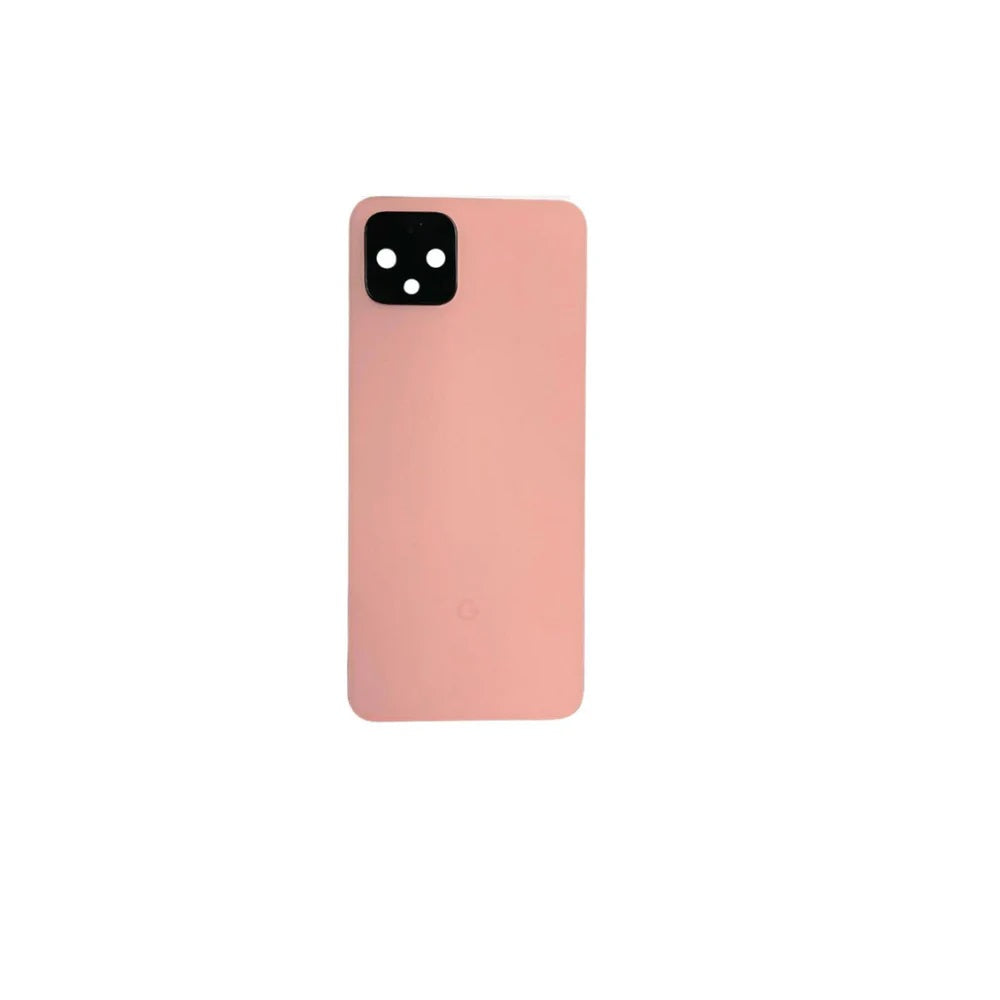 For Google Pixel 4 Replacement Battery Cover / Rear Panel With Camera Lens & Adhesive (Pink) E-Tech61