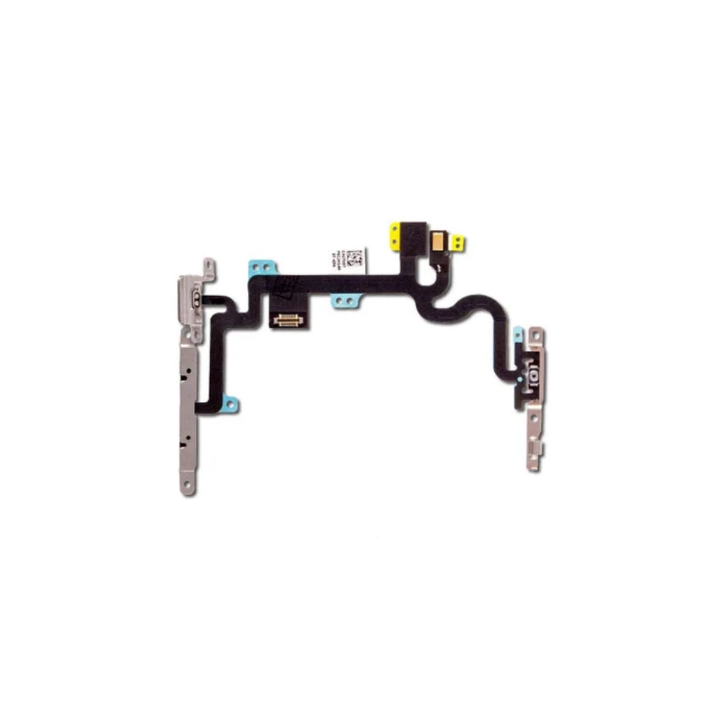 For iPhone 7G Power Flex Cable With Brackets Volume Button Mute Switch