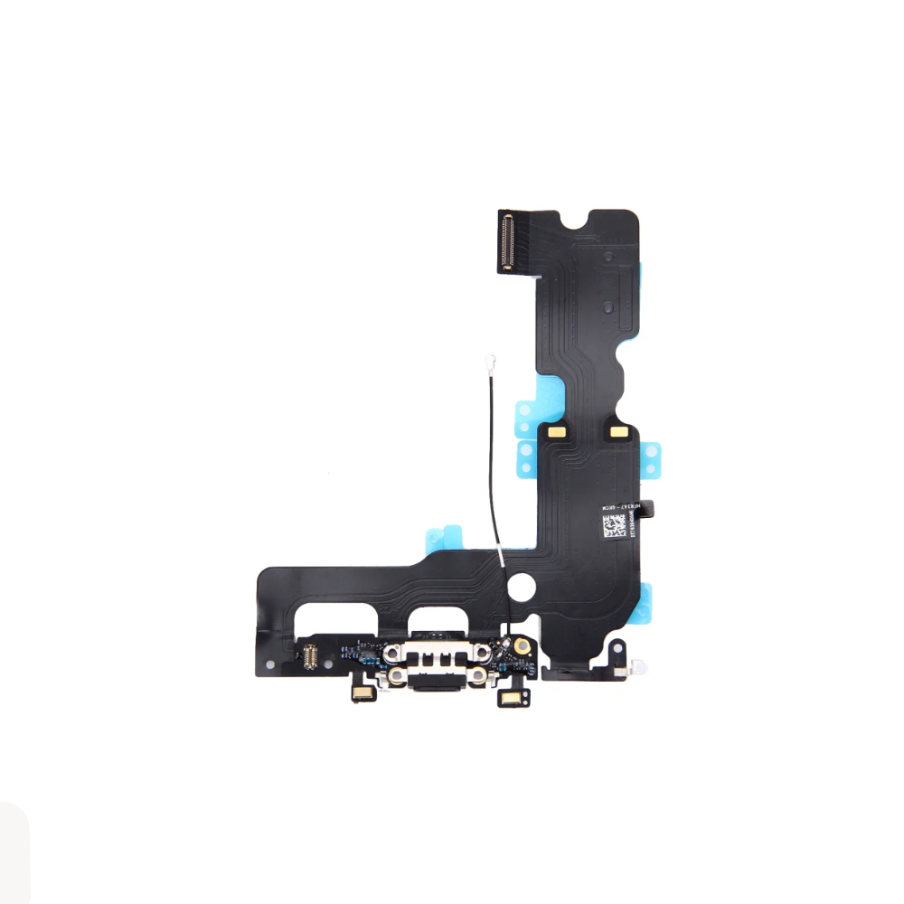 For Apple iPhone 7 Plus Replacement Charging Port, Antenna & Microphone Flex - Black (AM) E-Tech61