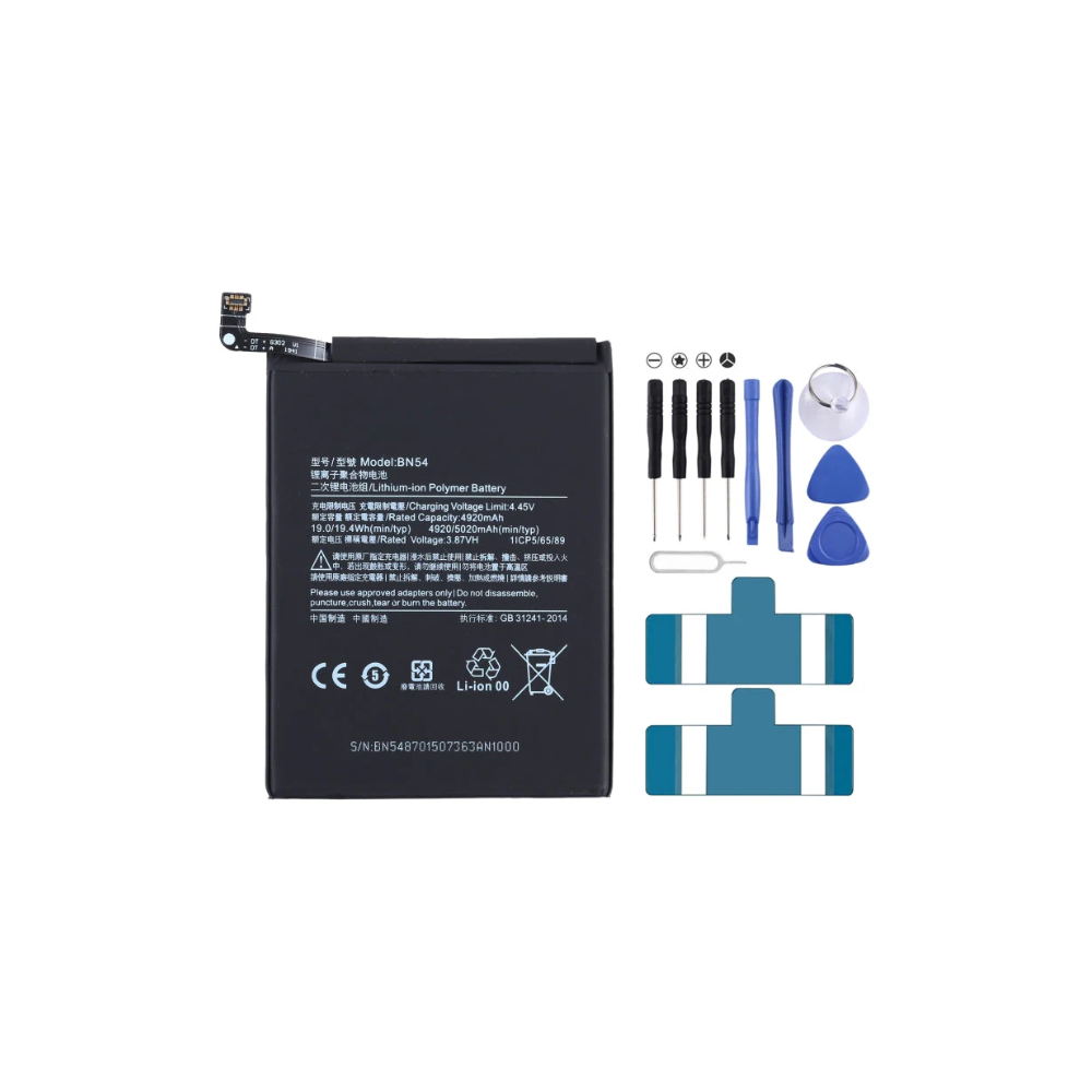 Xiaomi Redmi 10X 4G / Redmi Note 9 BN54 Li-ion Polymer Battery Replacement | E-Tech61
