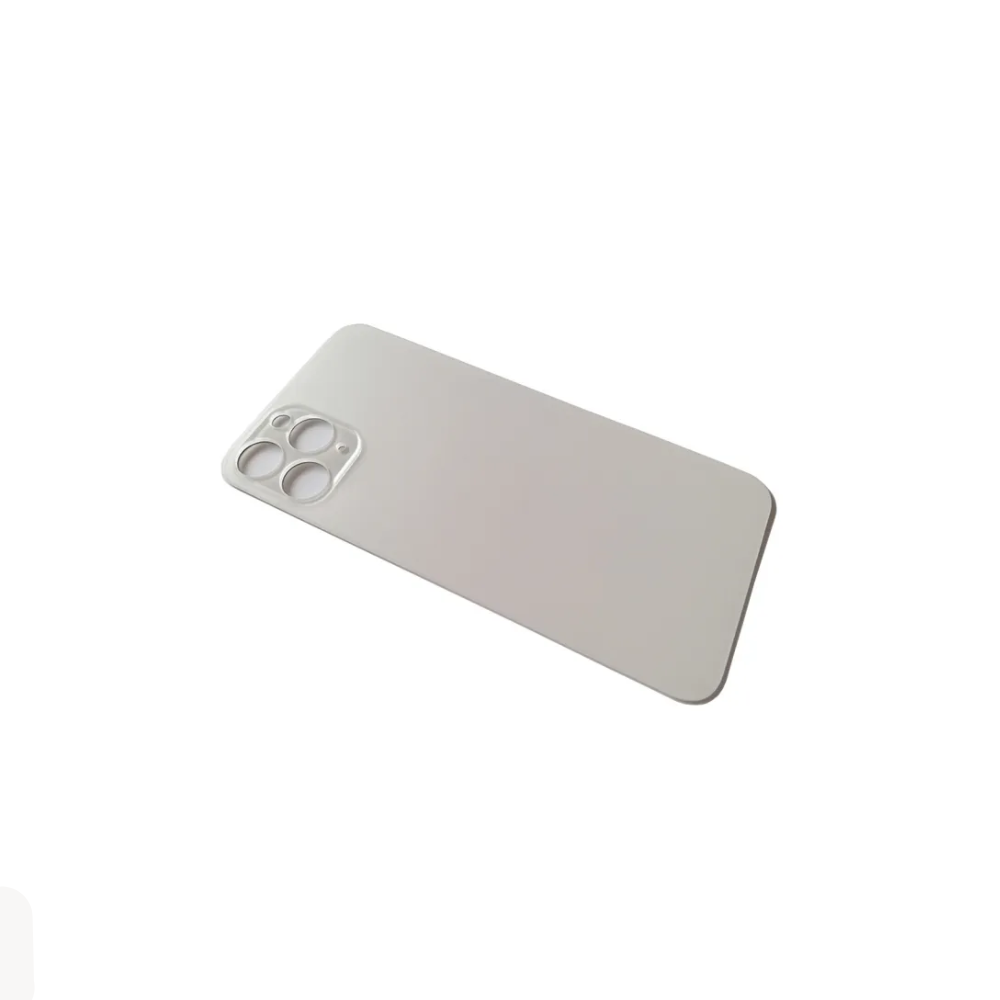 For Apple iPhone 11 Pro Max Replacement Back Glass (Silver) E-Tech61