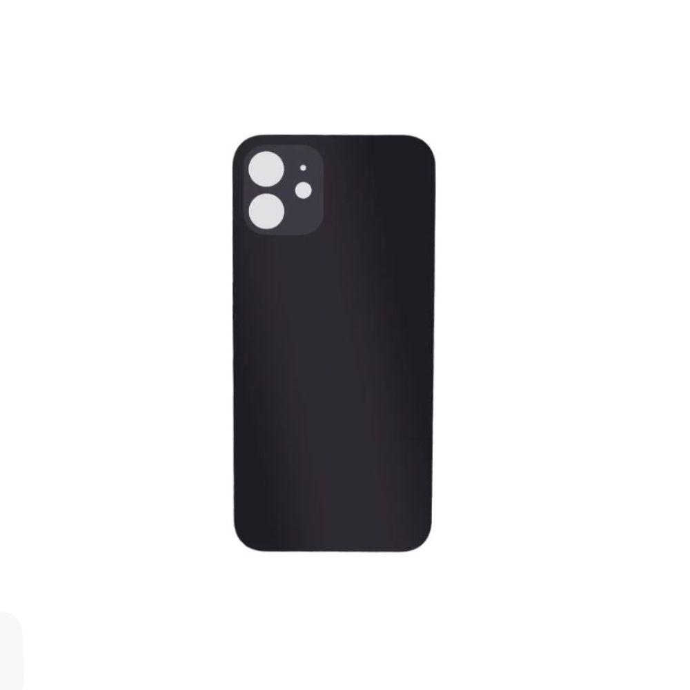 For Apple iPhone 12 Replacement Back Glass (Black) E-Tech61