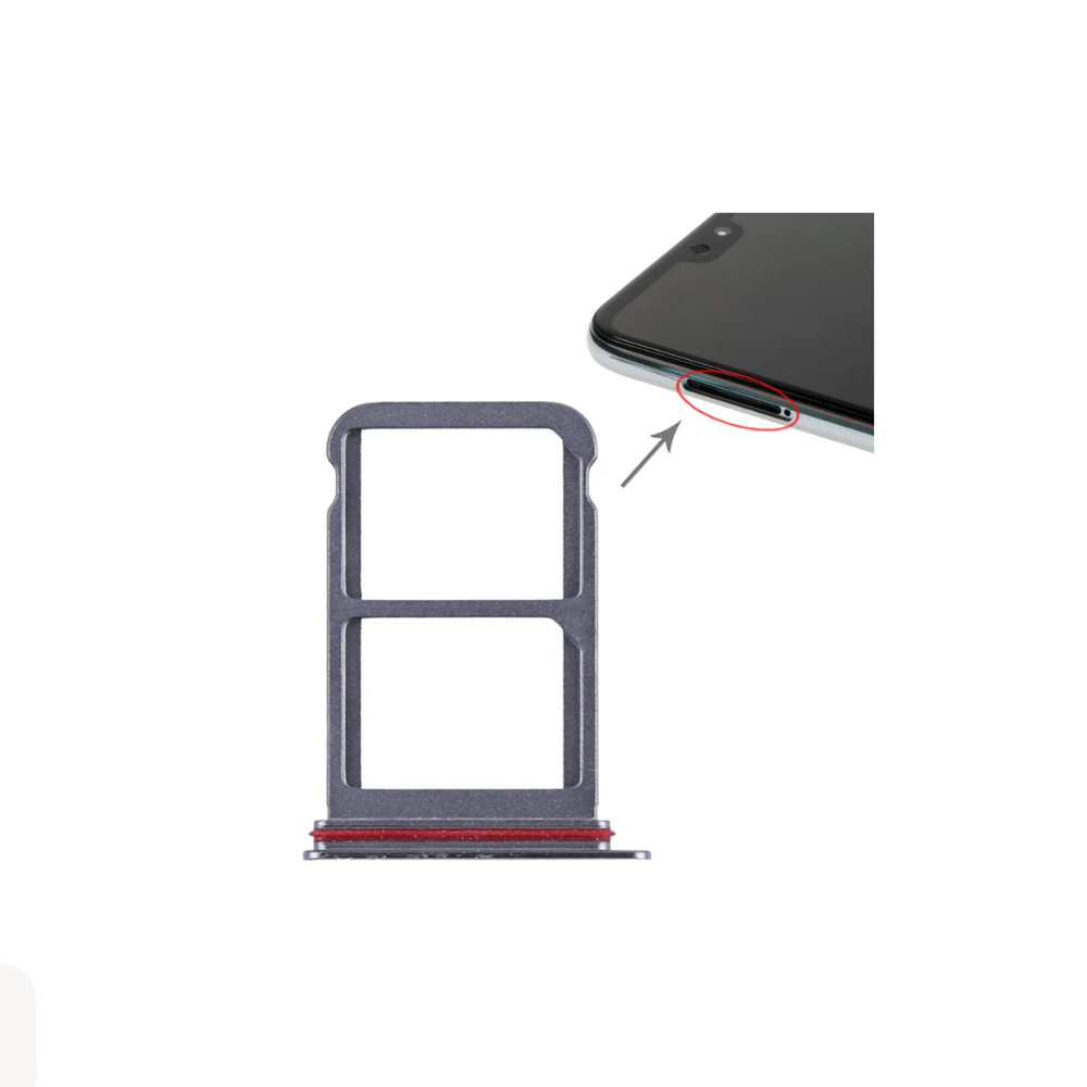 For Huawei P20 Pro Replacement Dual SIM Card Tray Holder (Blue) E-Tech61