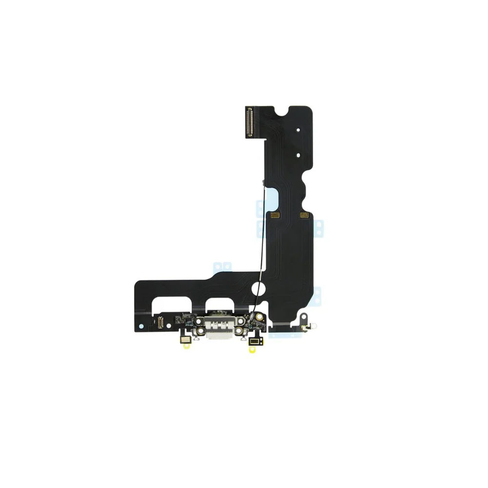 For Apple iPhone 7 Plus Replacement Charging Port, Antenna & Microphone Flex - White (AM) E-Tech61