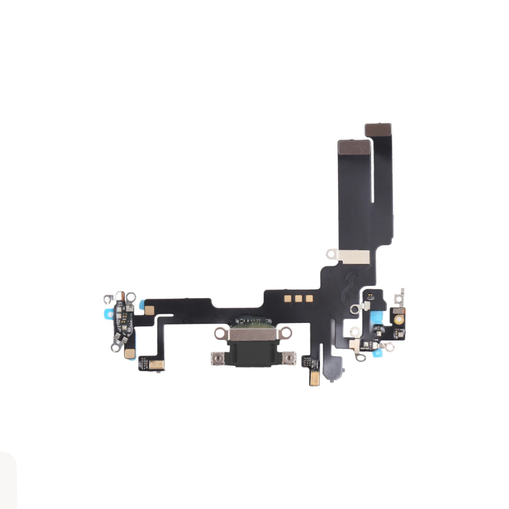 iPhone 14 Original Charging Port Flex Microphone Black / Midnight
