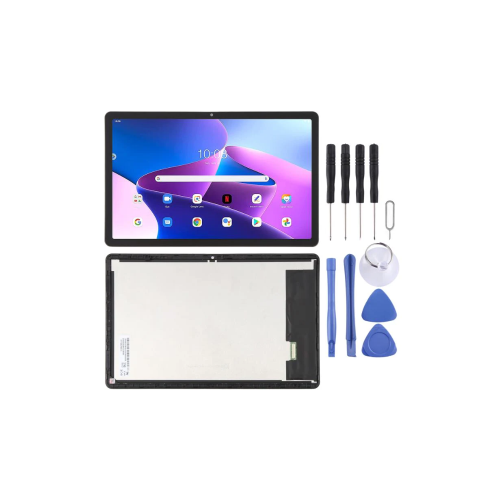 Lenovo Tab M10 Plus 3rd Gen TB125FU LCD Screen & Touch Digitizer Assembly with Frame | E-Tech61