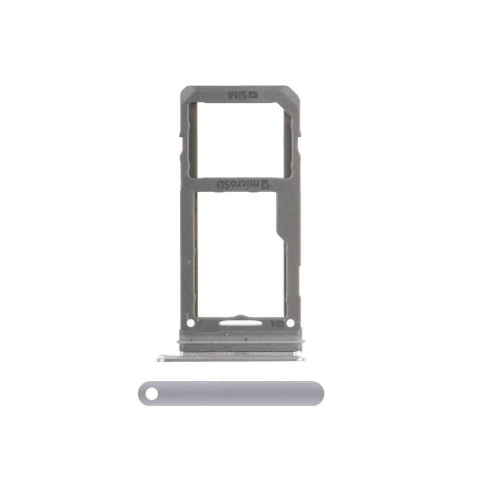 For Samsung Galaxy S8 Plus G955F Replacement Sim Card Tray (Silver) E-Tech61