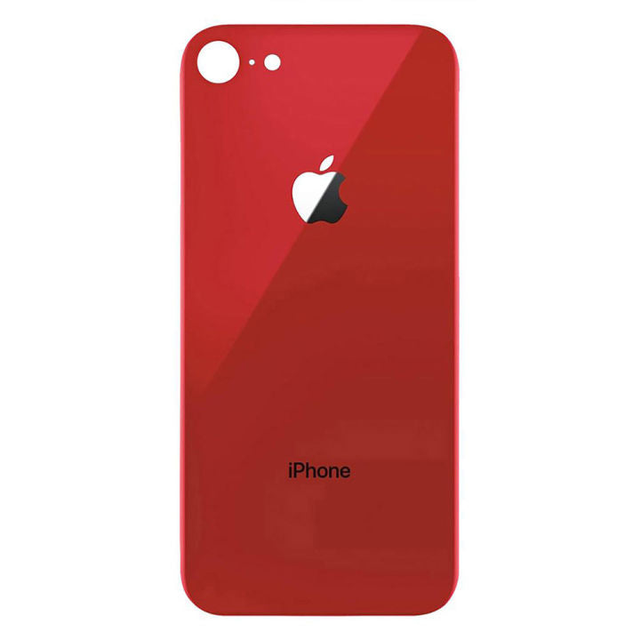 For Apple iPhone 8 Replacement Back Glass (Red) E-Tech61