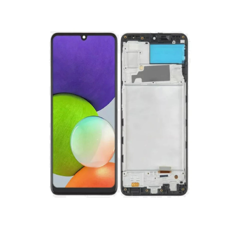 For Samsung Galaxy A22 4G SM-A225 Replacement LCD Screen Digitizer With Frame