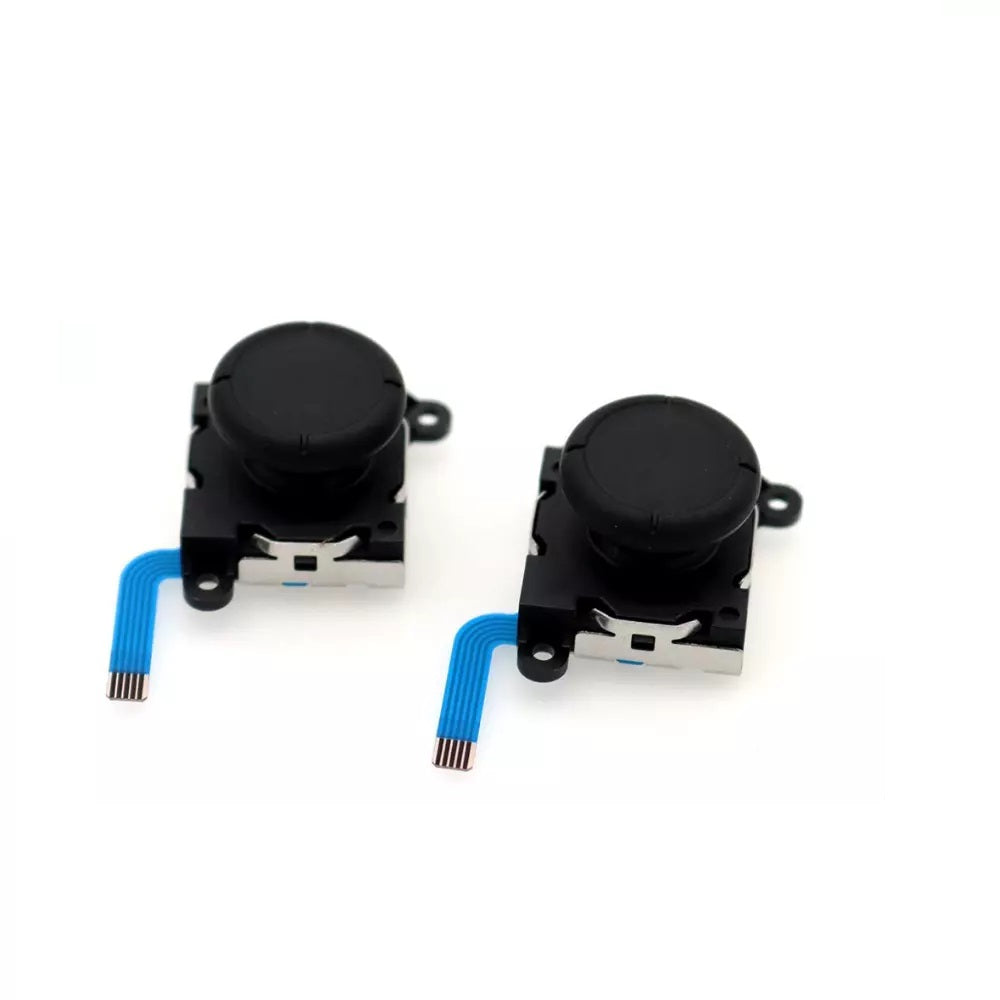 For Nintendo Switch Joy-con Controller Joy Stick Replacement 2X Pack OF 2 Black