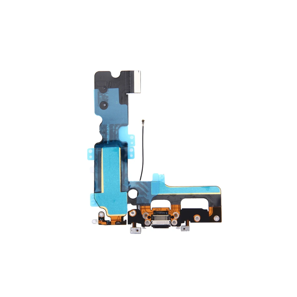 For Apple iPhone 7 Plus Replacement Charging Port, Antenna & Microphone Flex - Black (AM) E-Tech61