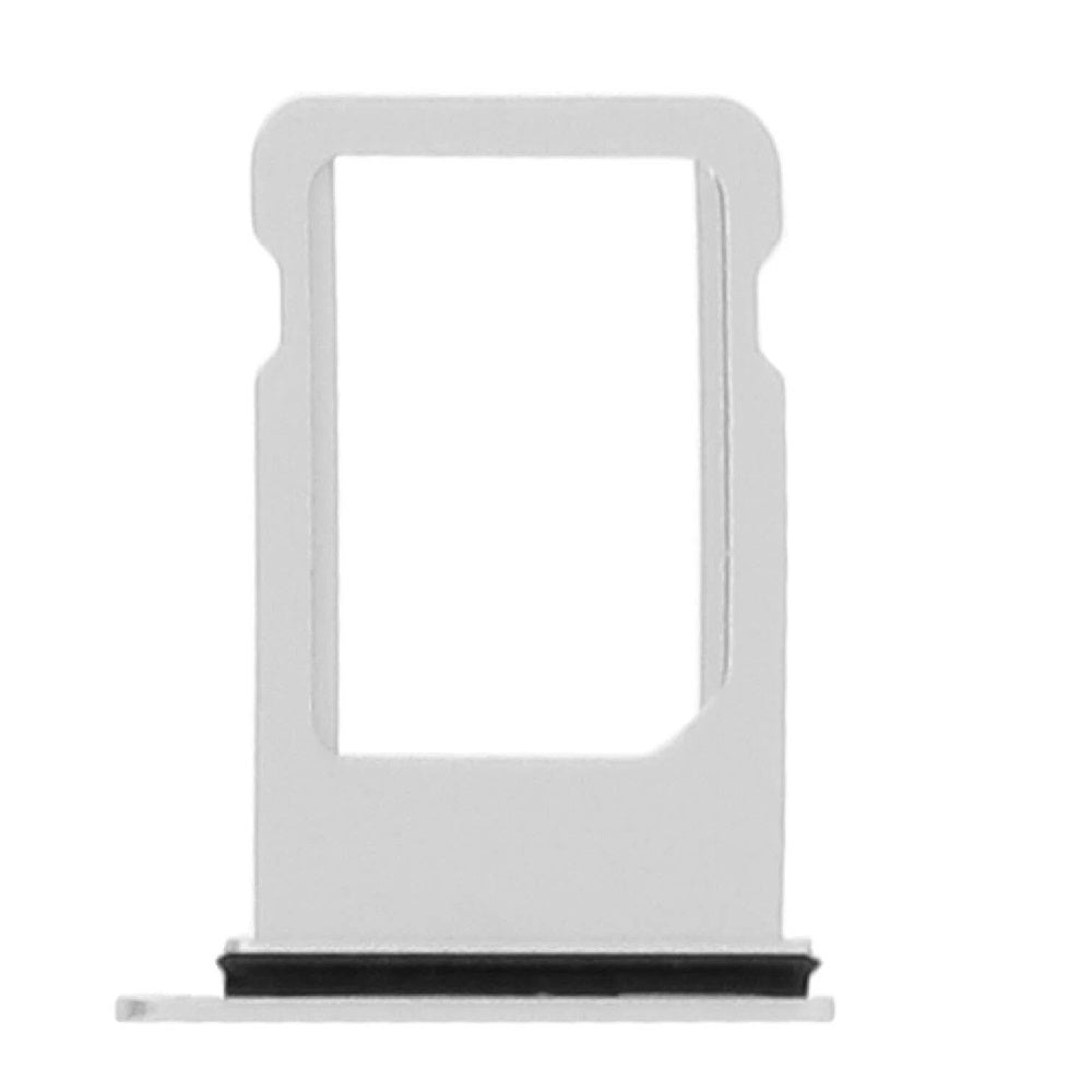 For Apple iPhone 8 Replacement Sim Card Tray - Silver E-Tech61
