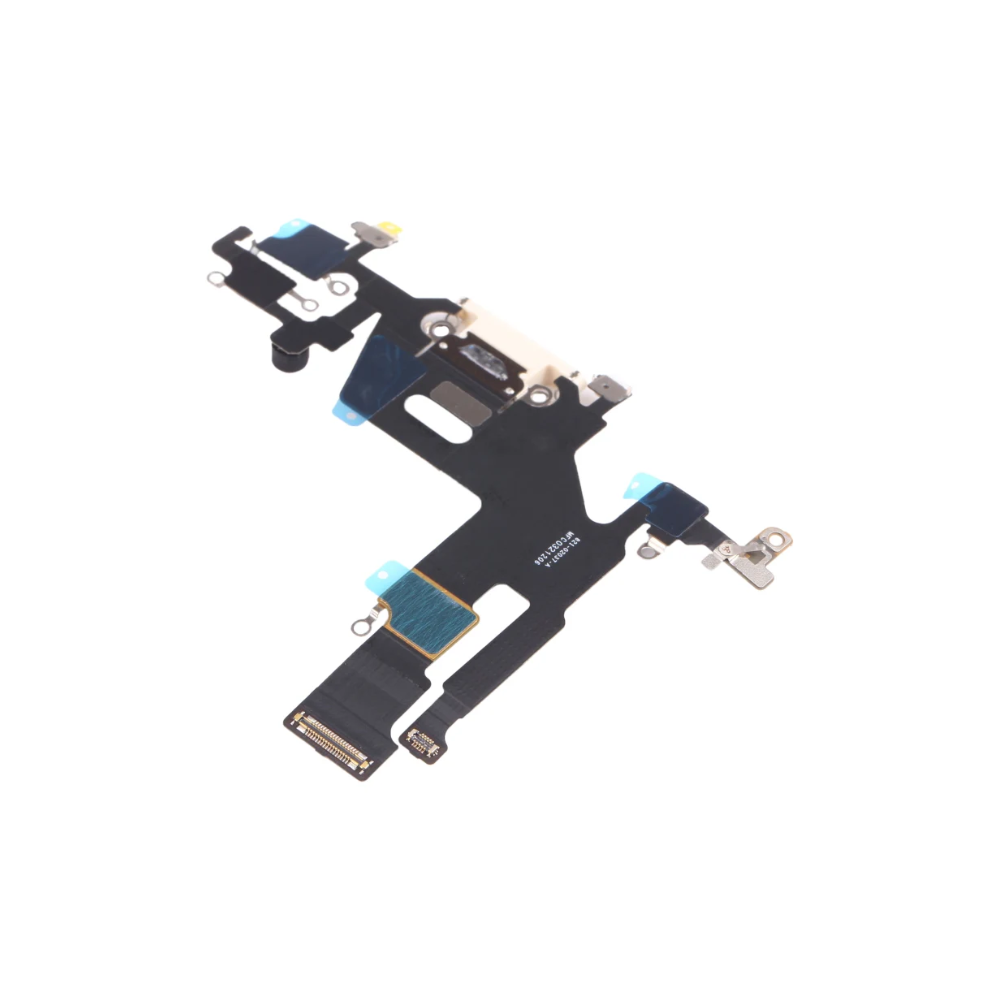 For Apple iPhone 11 Replacement Charging Port Flex With Main Microphone (White) E-Tech61