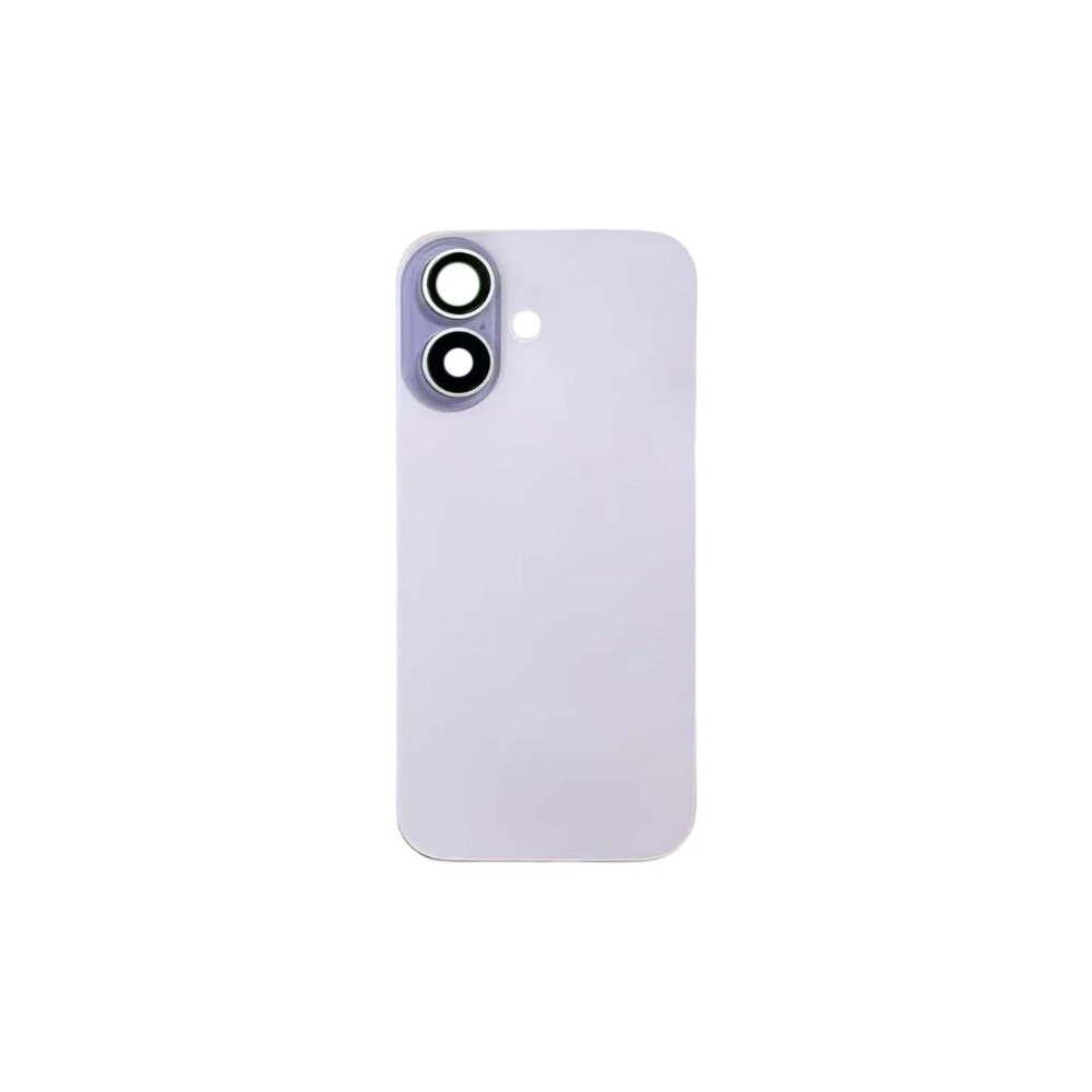 iPhone 17 Glass Battery Back Cover with Camera Lens Cover (Purple) | E-Tech61