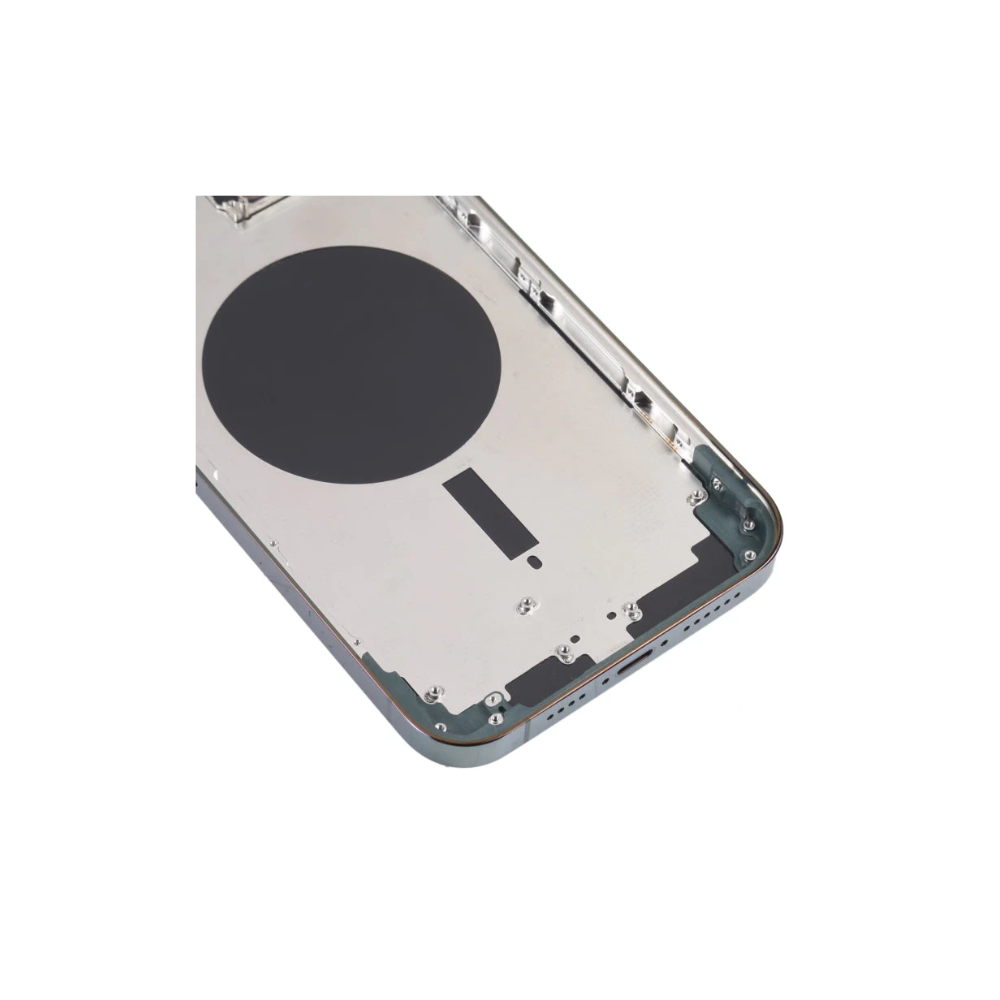 Back Housing Cover with SIM Card Tray & Side Keys & Camera Lens for iPhone 13 Pro Max(Green) E-Tech61