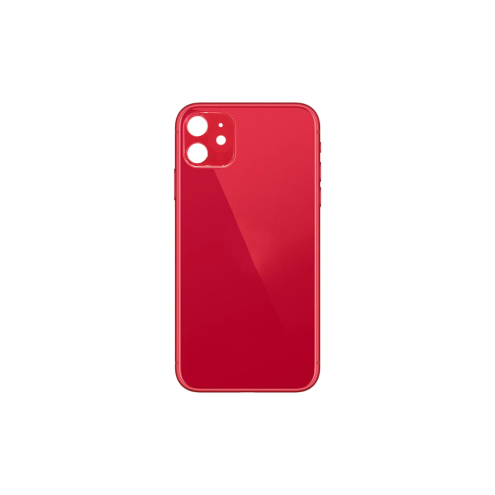For Apple iPhone 11 Replacement Back Glass (Red) E-Tech61