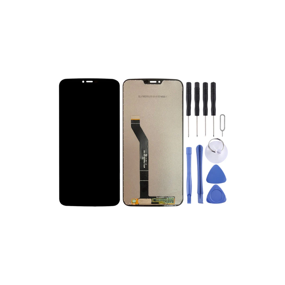 TFT LCD Screen for Motorola MOTO G7 Power, EU Version with Digitizer Full Assembly(Black) E-Tech61