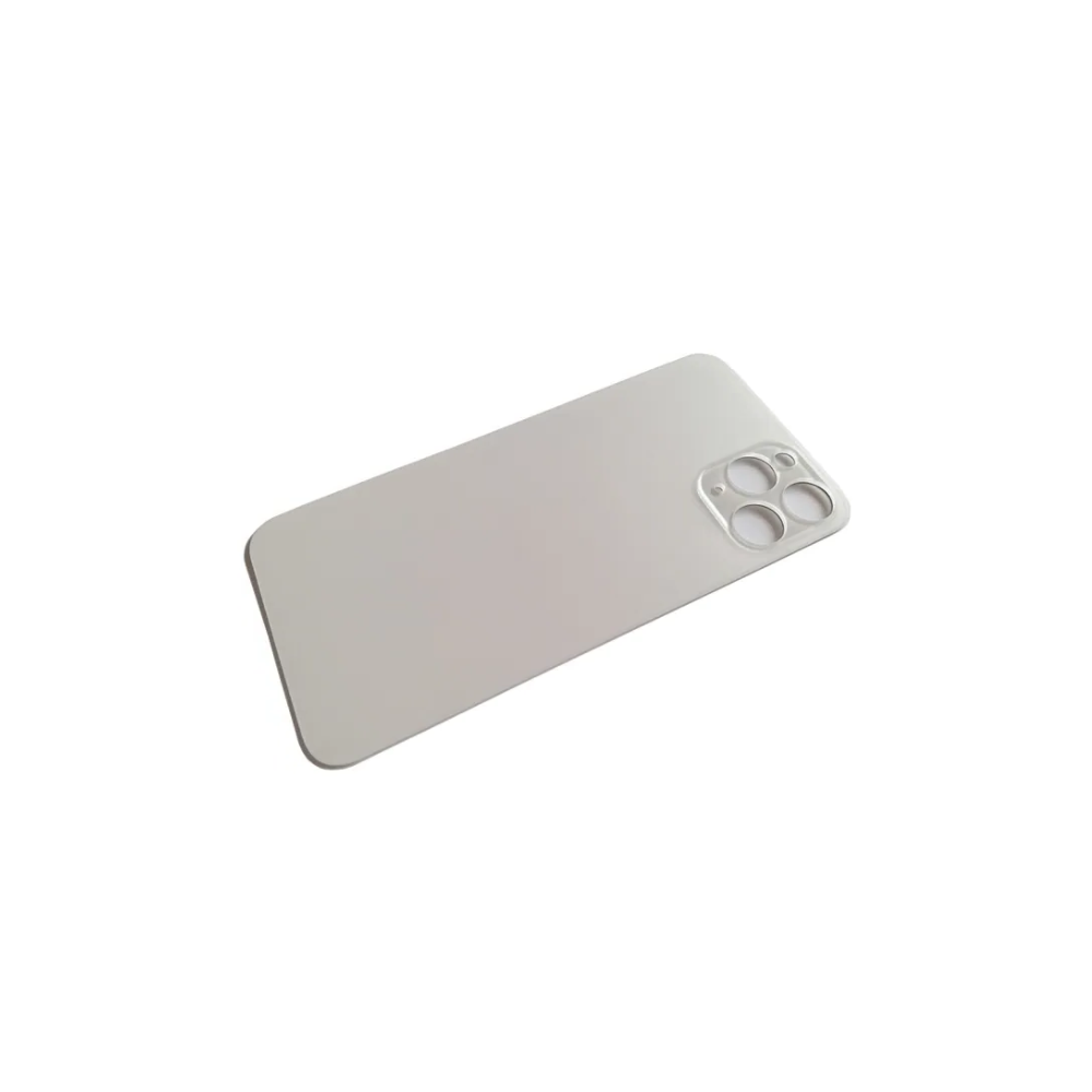 For Apple iPhone 11 Pro Max Replacement Back Glass (Silver) E-Tech61
