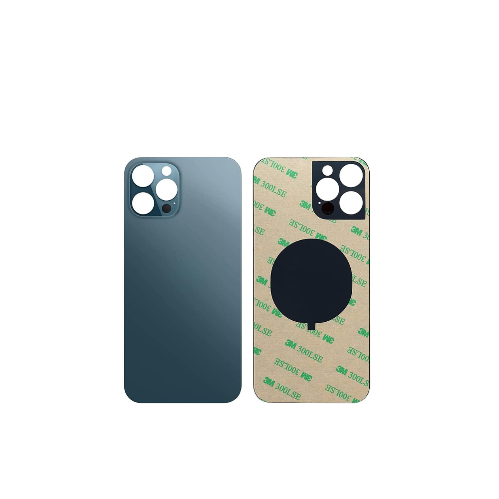 For Apple iPhone 12 Pro Max Replacement Back Glass (Black) E-Tech61