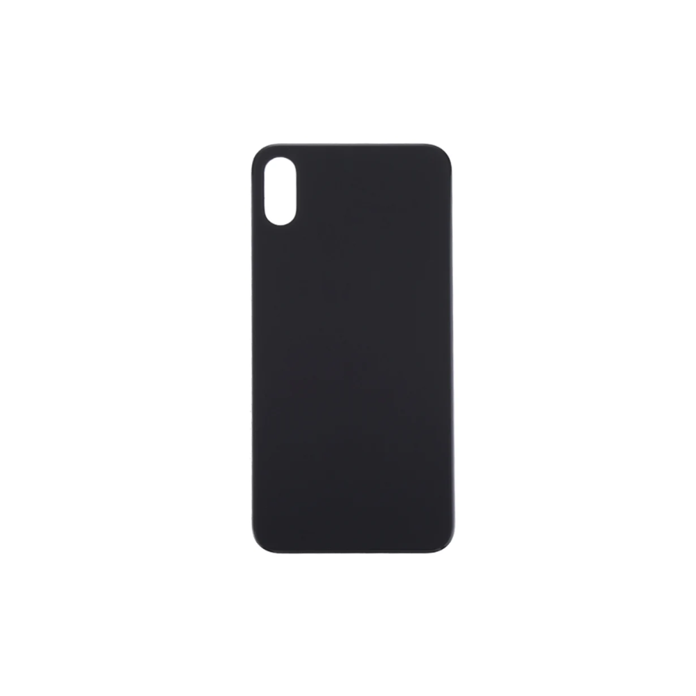 For Apple iPhone XS Max Replacement Back Glass (Black) E-Tech61