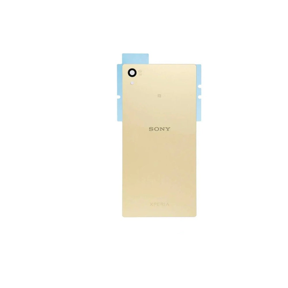 For Sony Xperia Z5 Battery Cover Rear Glass Panel Back Replacement (Gold) E-Tech61