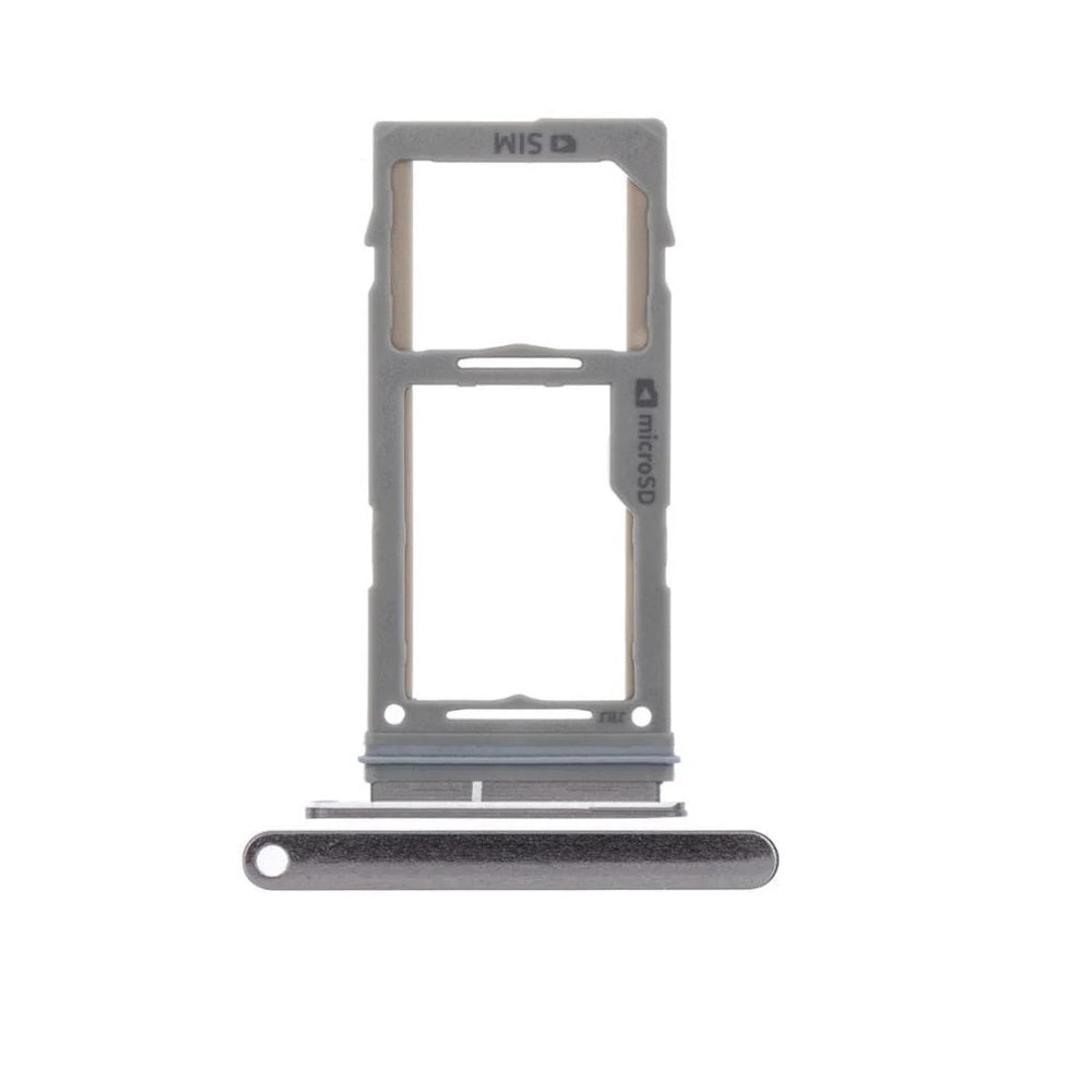 For Samsung Galaxy S10 / S10 Plus Replacement Dual Sim Card Tray (Silver) E-Tech61