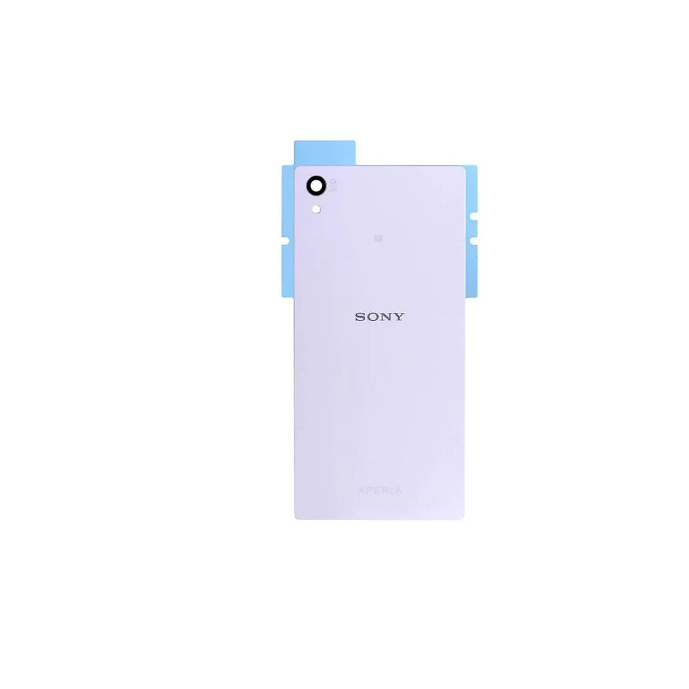 For Sony Xperia Z5 Battery Cover Rear Glass Panel Back Replacement (Silver) E-Tech61