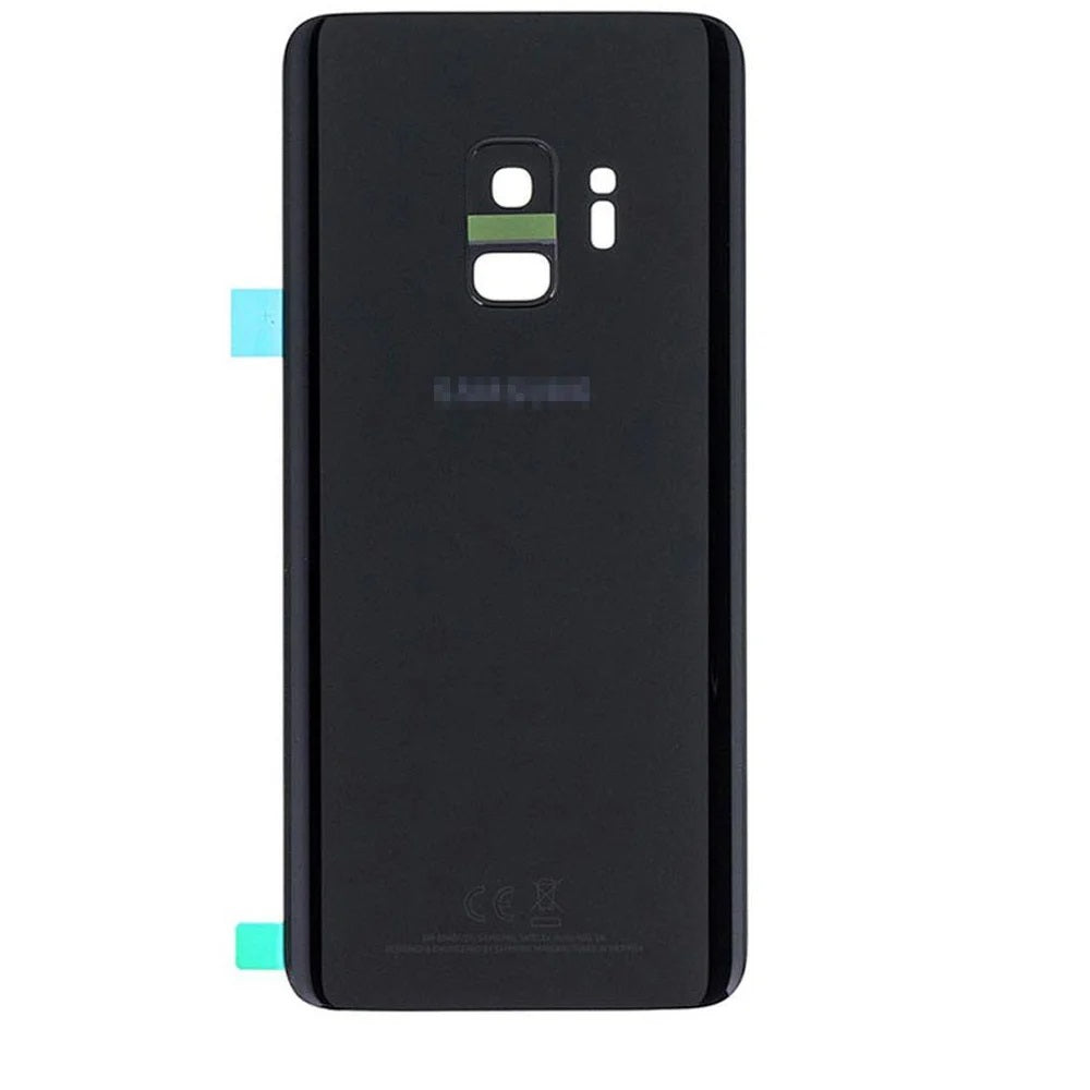For Samsung Galaxy S9 Replacement Rear Battery Cover with Adhesive (Black) E-Tech61