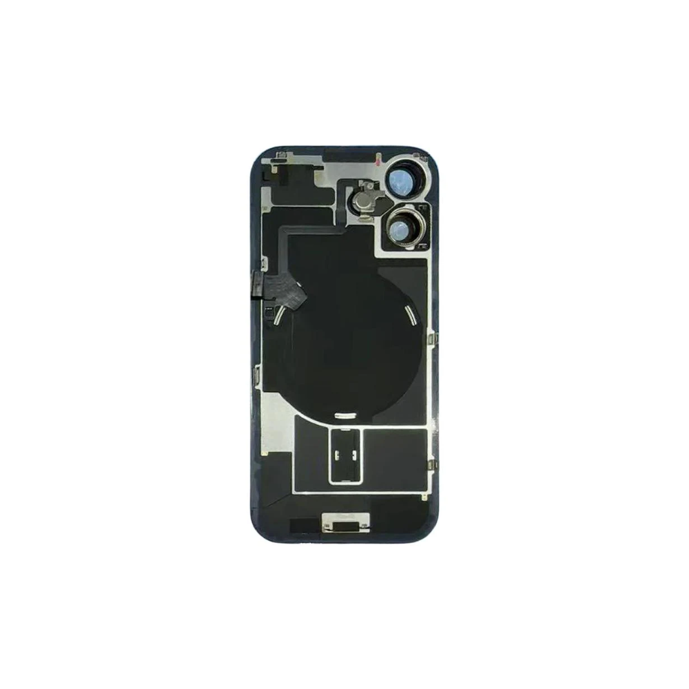 iPhone 17 Glass Battery Back Cover with Camera Lens Cover (Purple) | E-Tech61