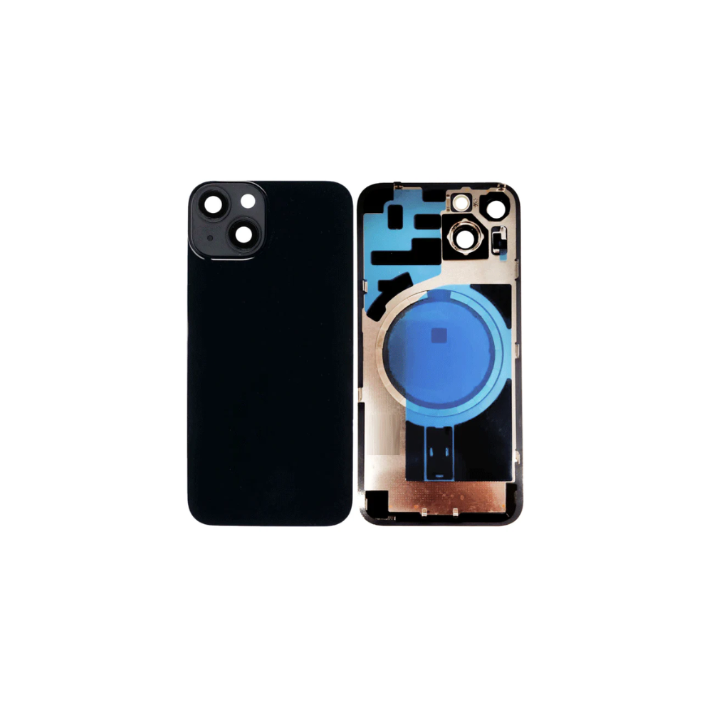 For iPhone 14 Replacement Back Glass (Midnight) E-Tech61