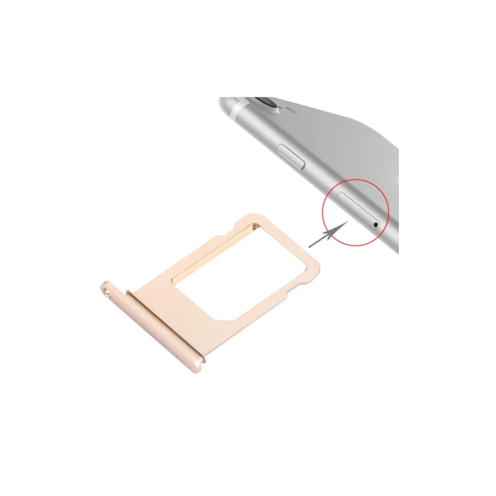 For Apple iPhone 7 Replacement Sim Card Tray - Gold E-Tech61