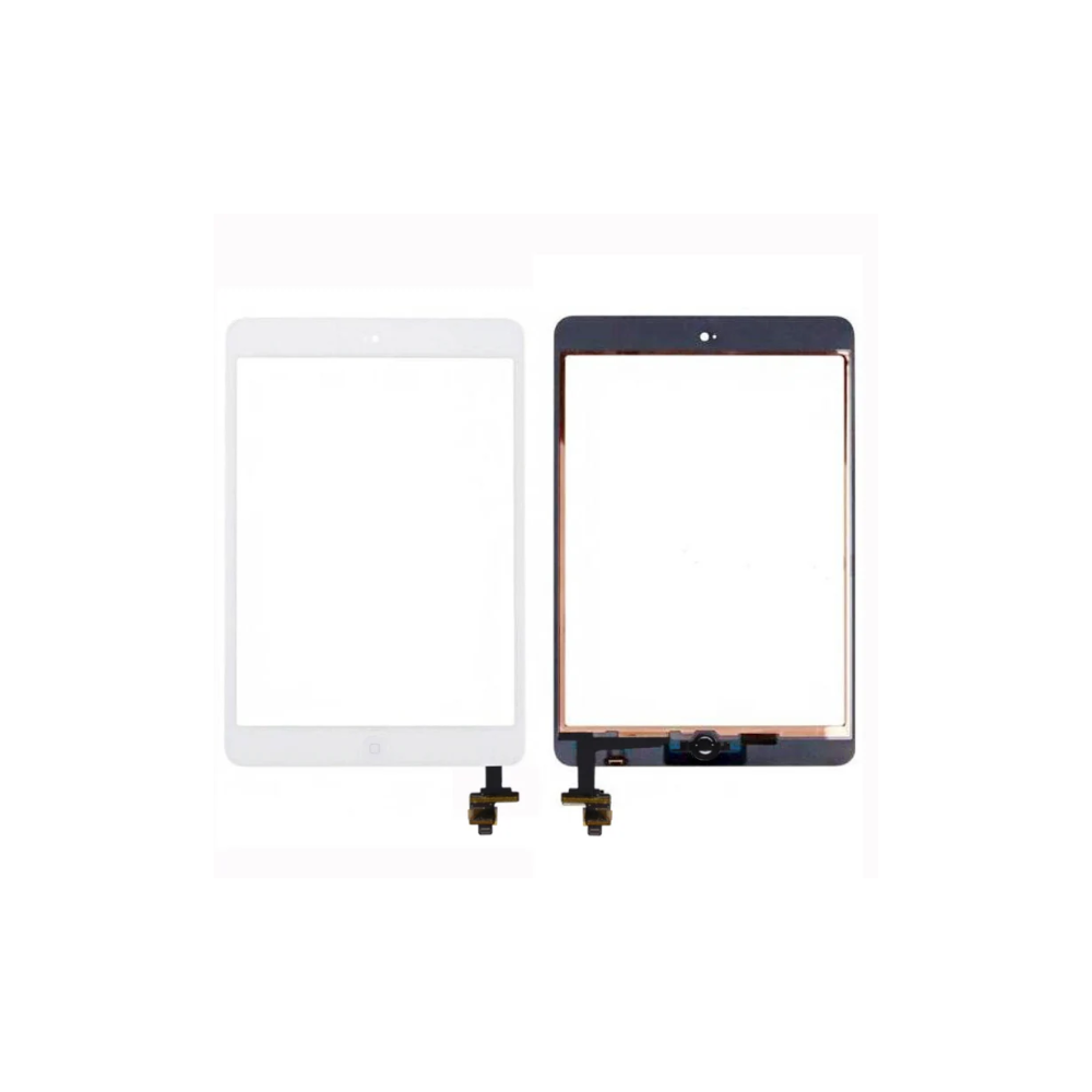 For Apple iPad Mini 1 / Mini 2 Replacement Touch Screen Digitiser with Home Button Assembly (White) - AM+ E-Tech61